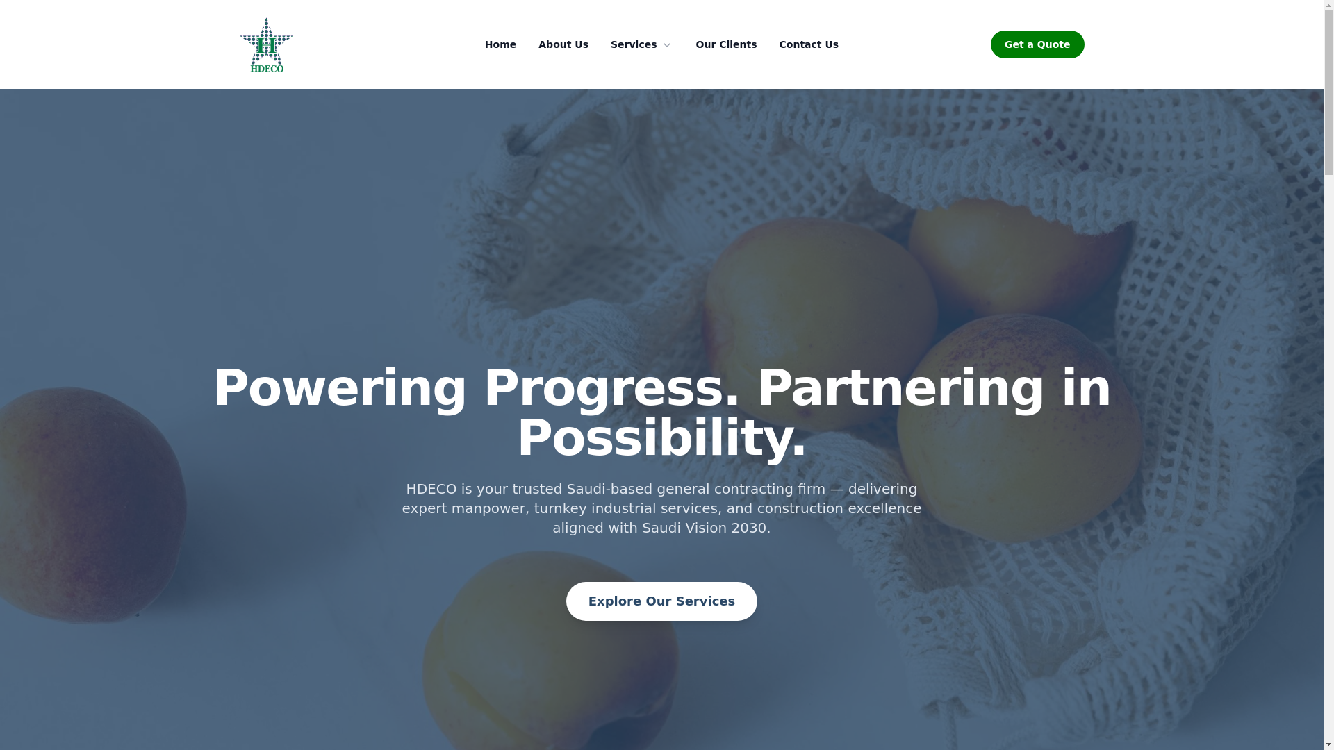 website screenshot of https://hde-co-com.pages.dev/