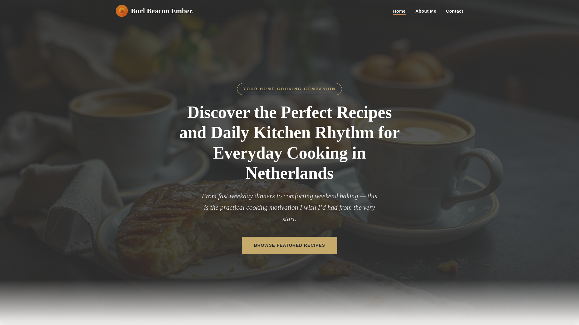 website screenshot of https://burlbeaconember.digital/
