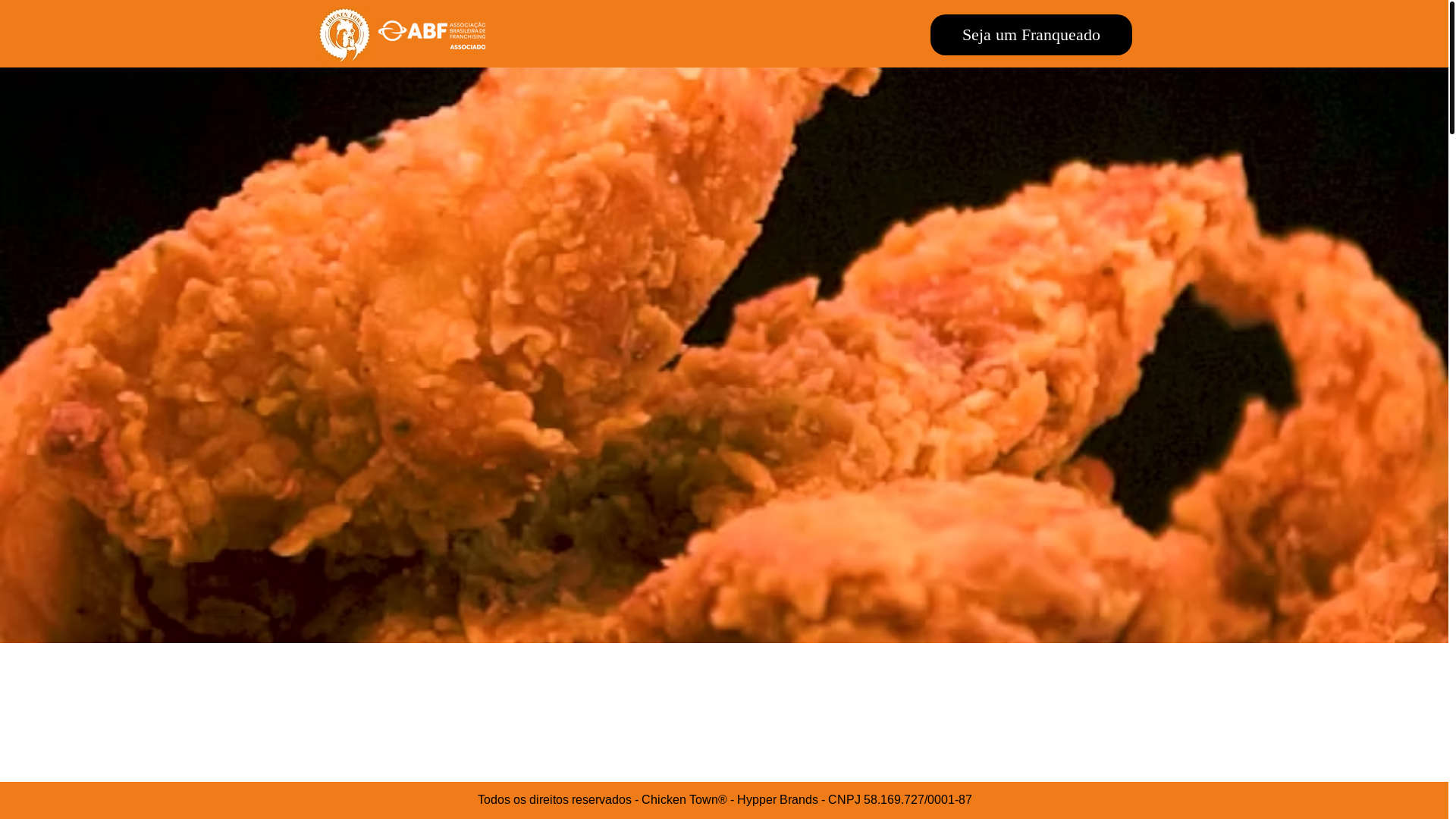 website screenshot of https://chickentownoficial.com.br/