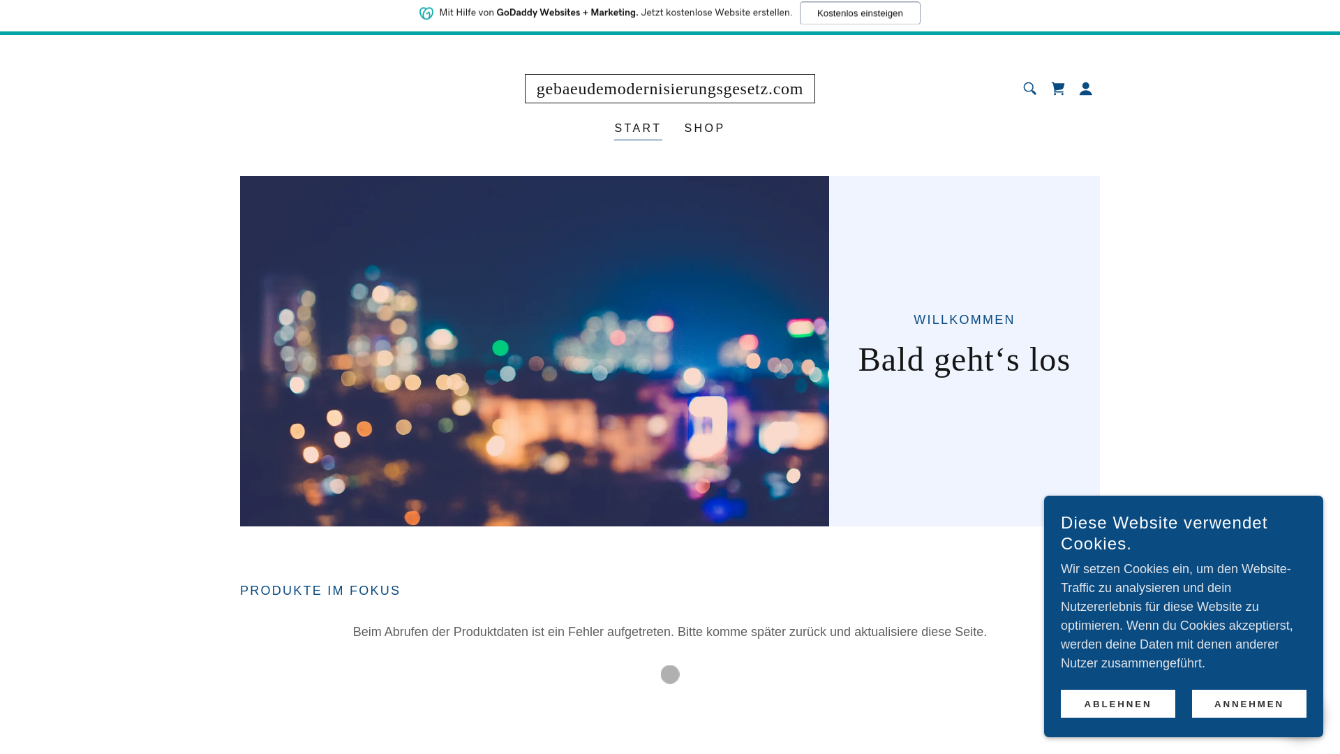 website screenshot of https://gebaeudemodernisierungsgesetz.com/