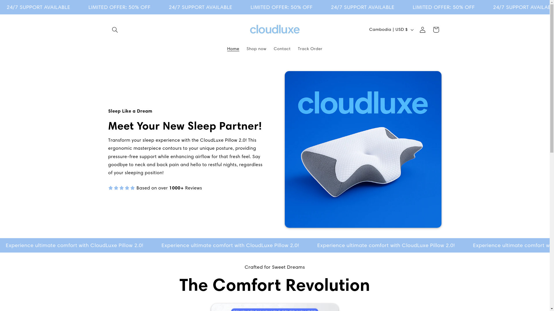 website screenshot of https://cloudluxee.store/