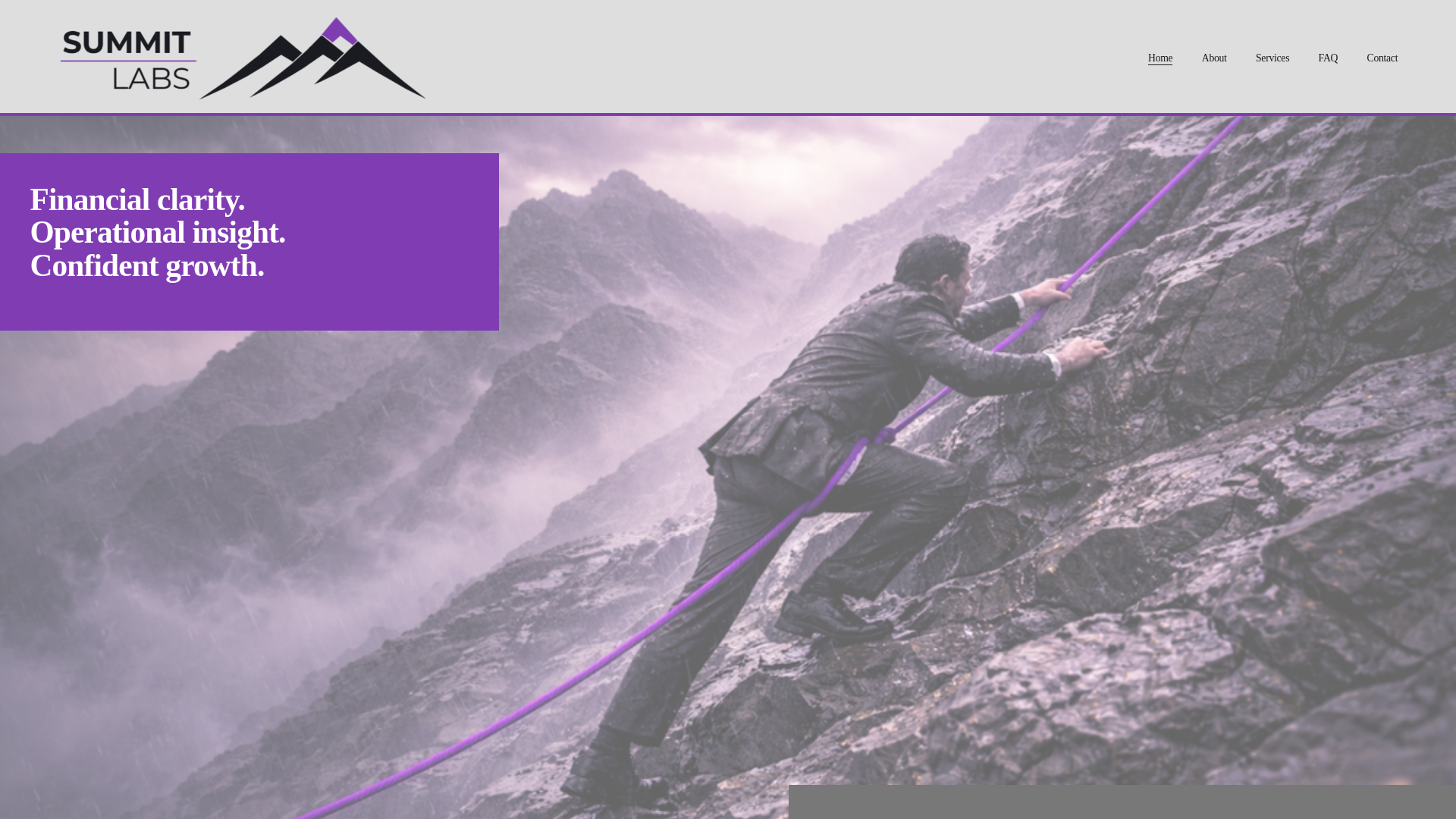 website screenshot of https://summitlabs.au/