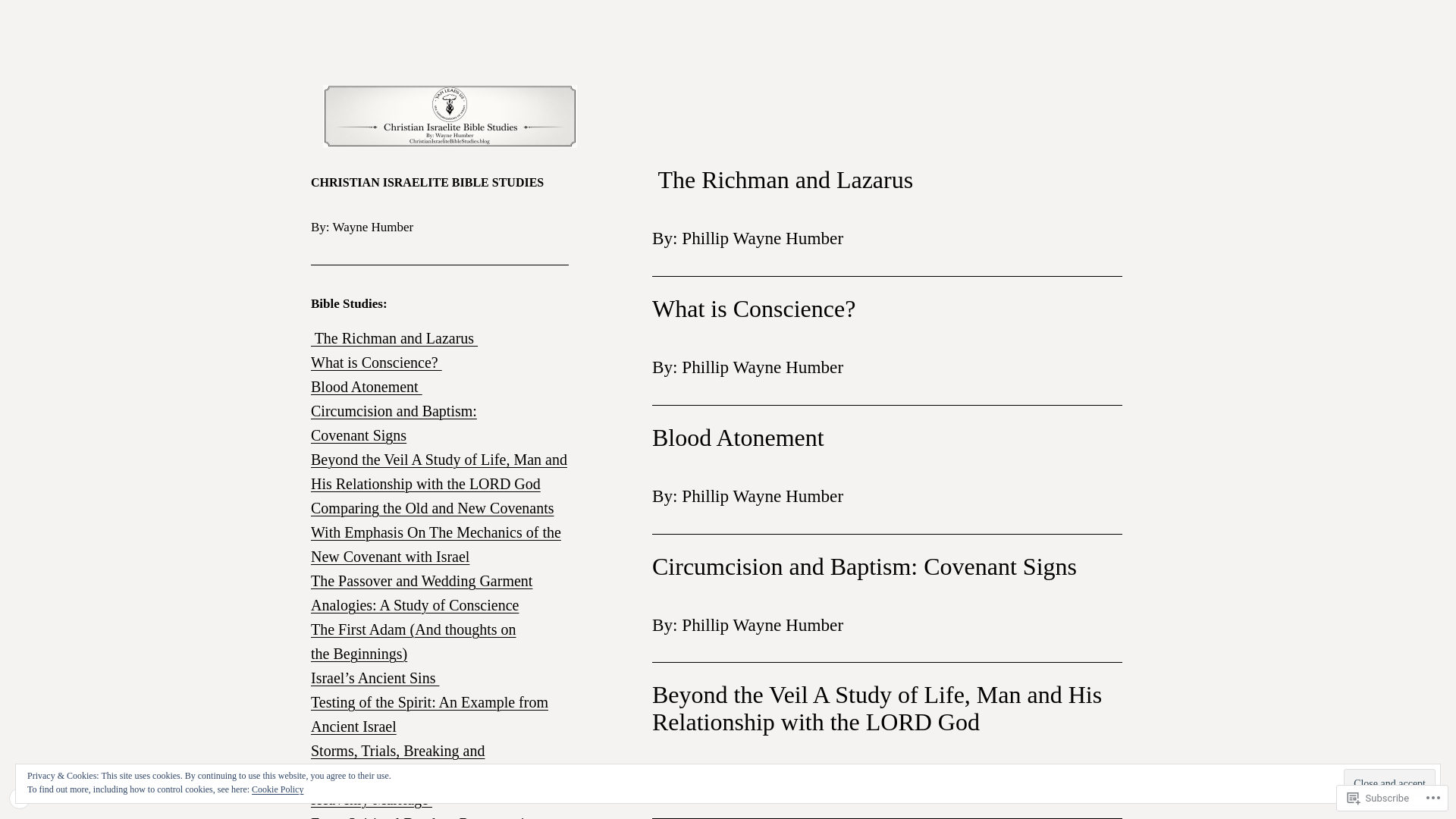 website screenshot of https://christianisraelitebiblestudies.blog/