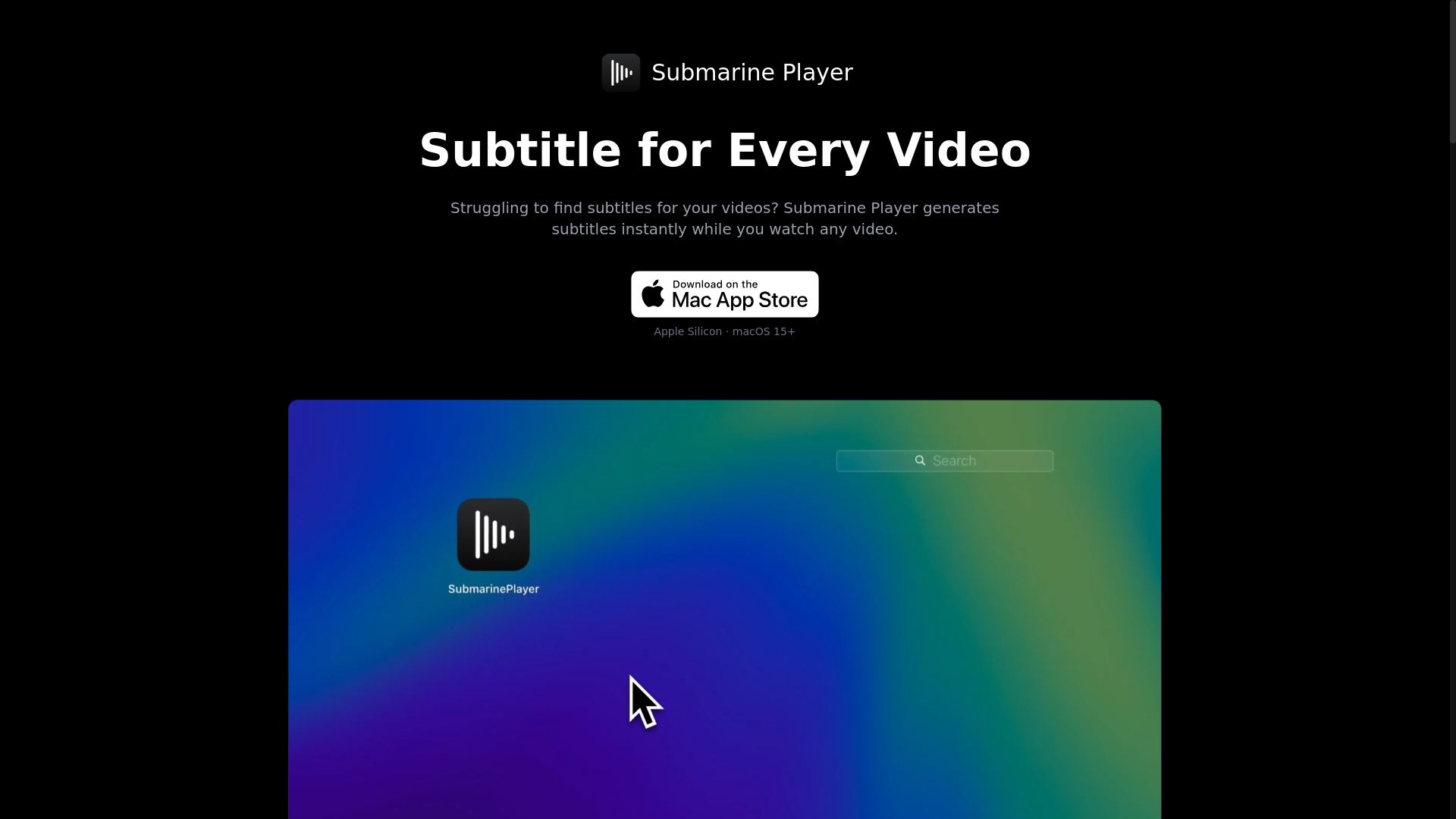 website screenshot of https://submarineplayer-com.pages.dev/
