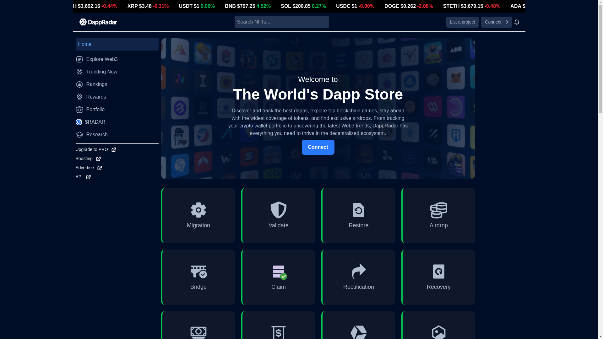 website screenshot of https://aavedapps.pages.dev/