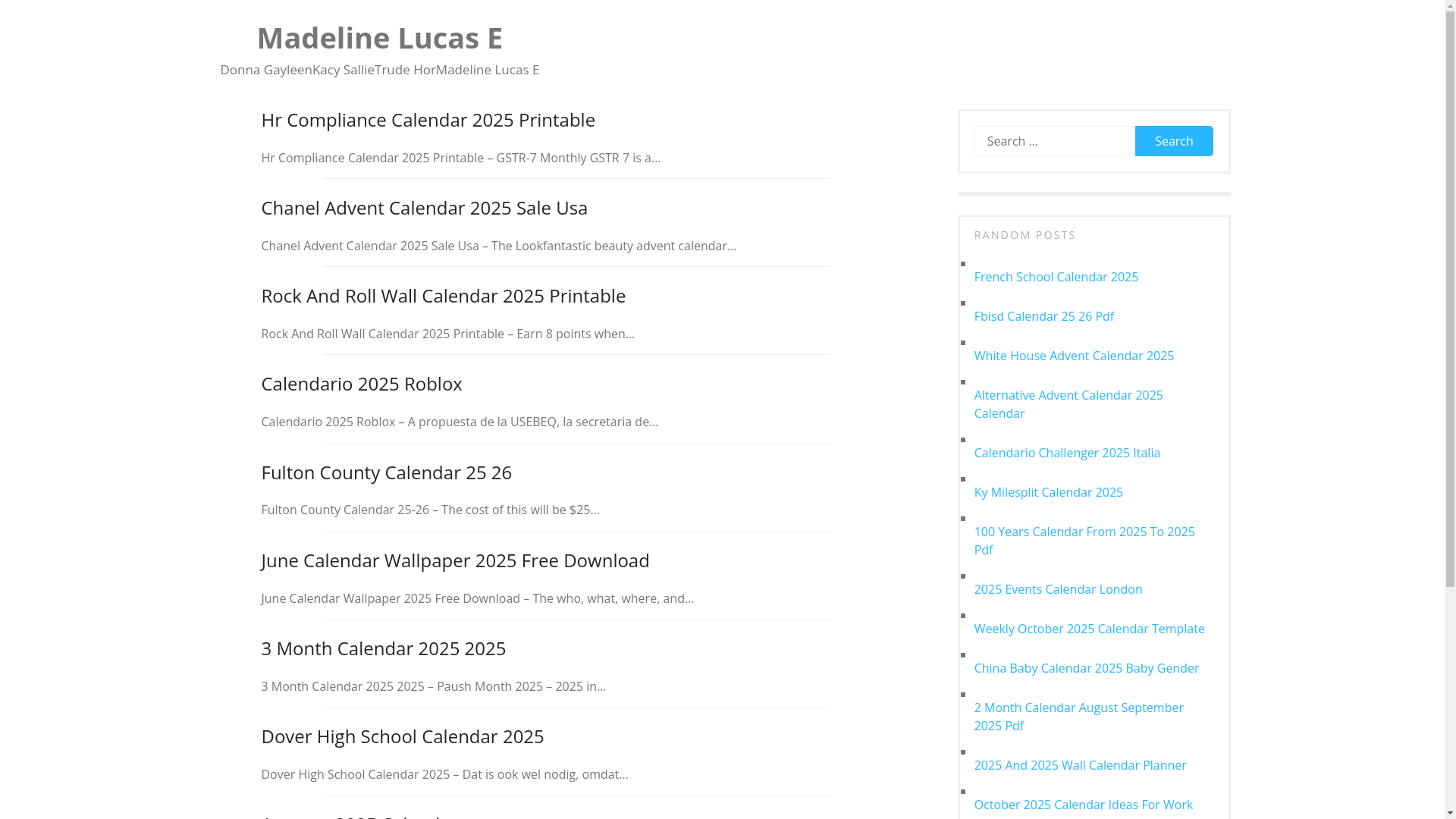 website screenshot of https://madelinelucase.pages.dev/