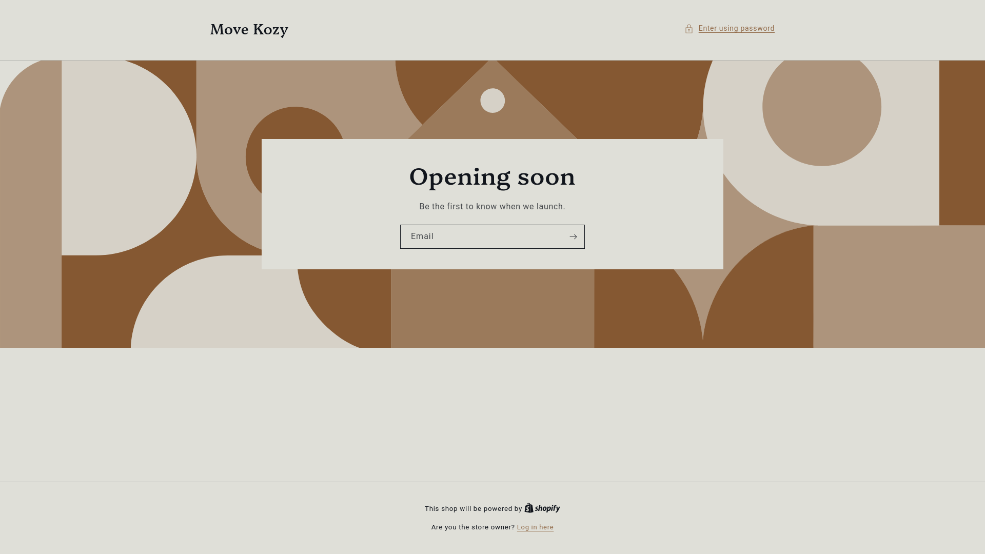 website screenshot of https://movekozy.com/