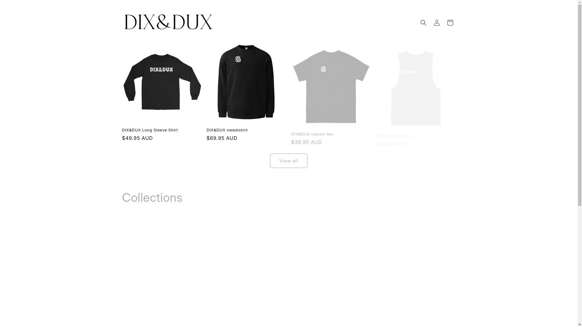 website screenshot of https://dixanddux.com/