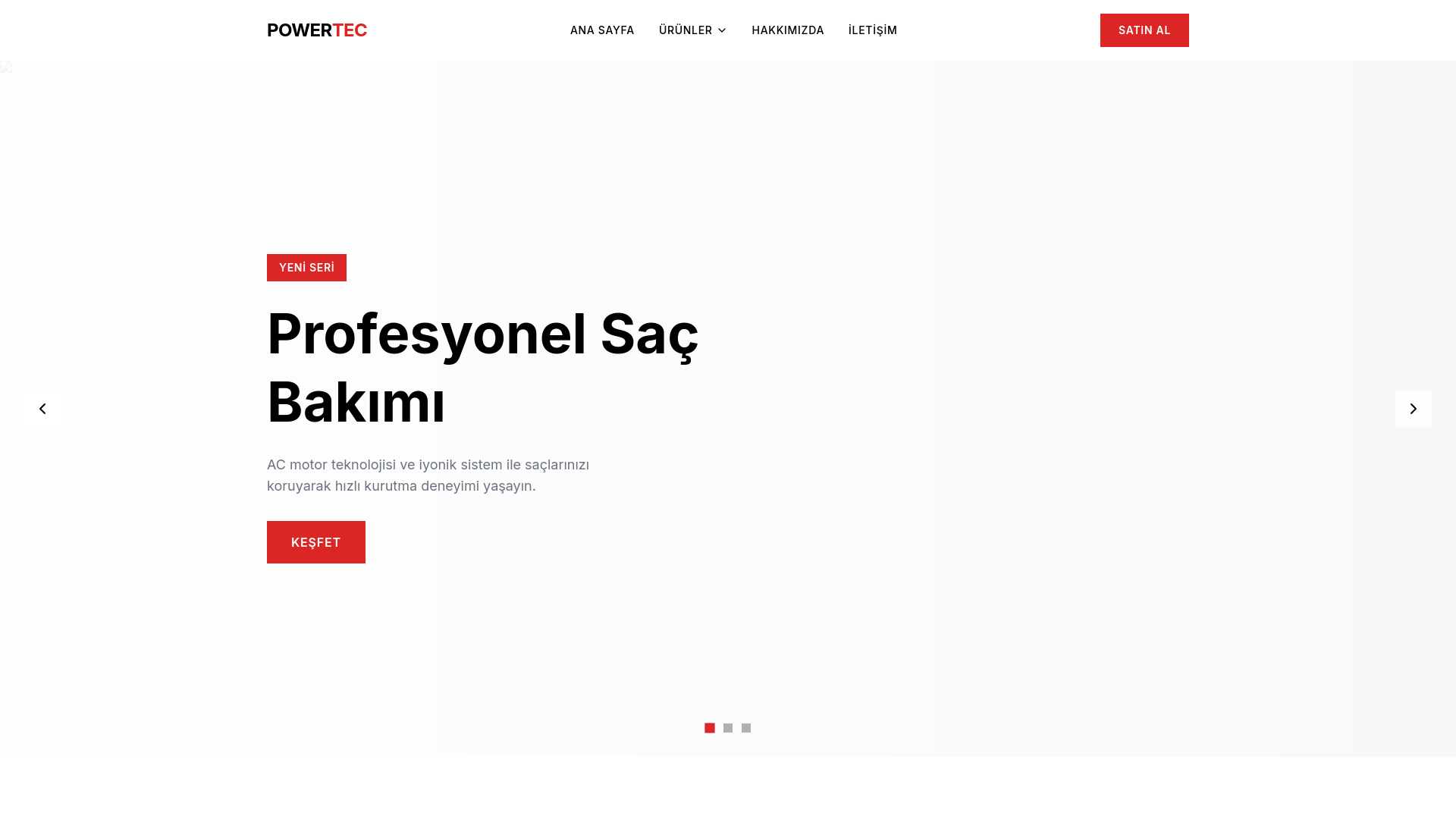 website screenshot of https://powertec-catalog.pages.dev/