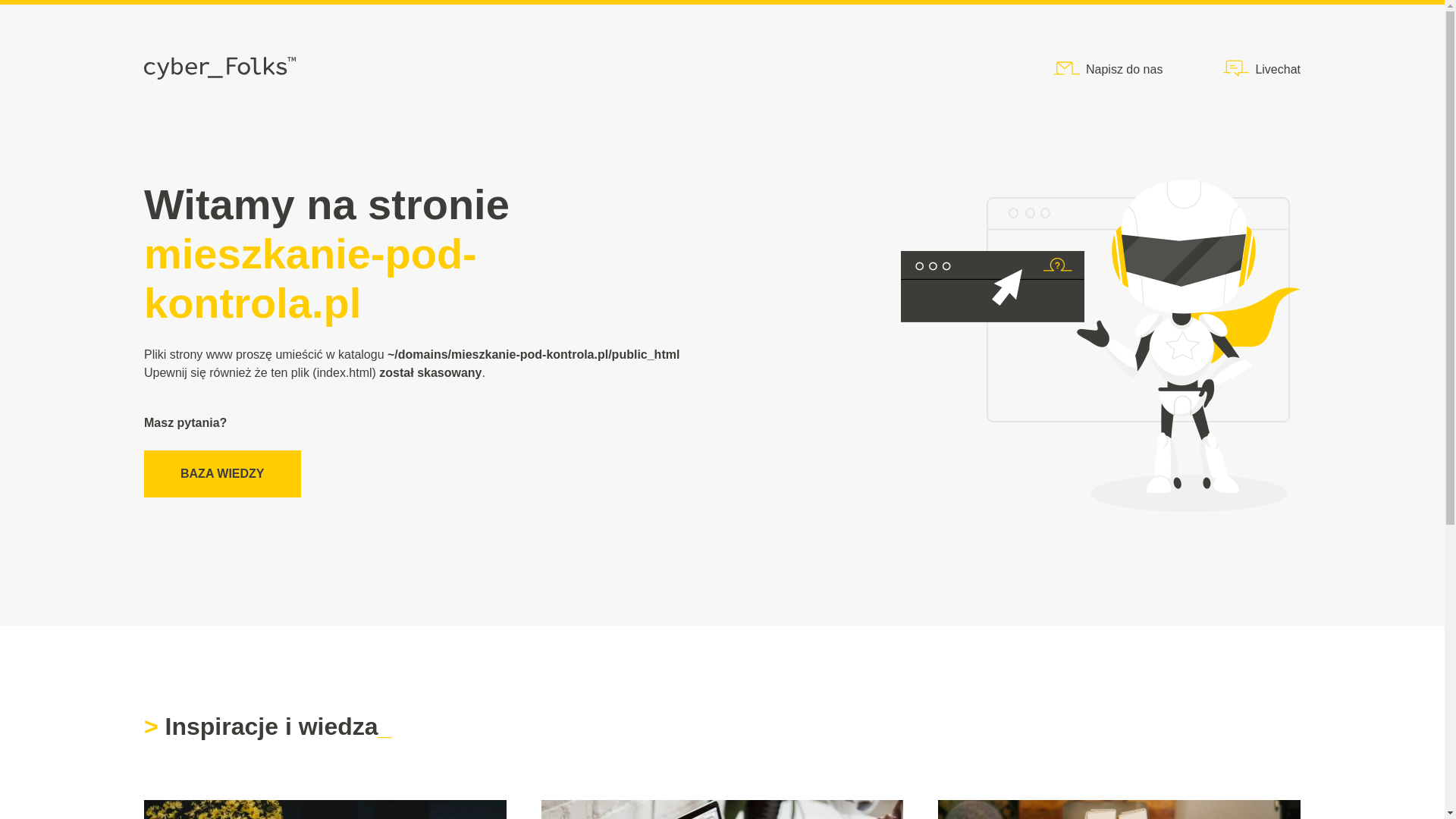 website screenshot of https://mieszkanie-pod-kontrola.pl/