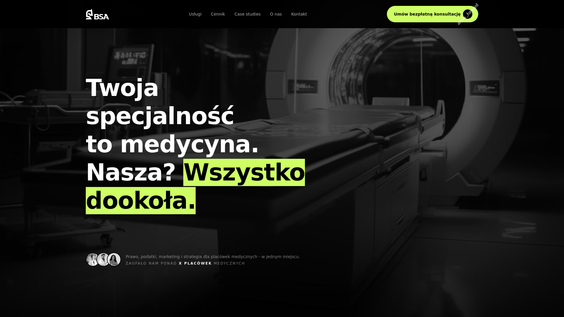 website screenshot of https://bsaadvisory.pages.dev/