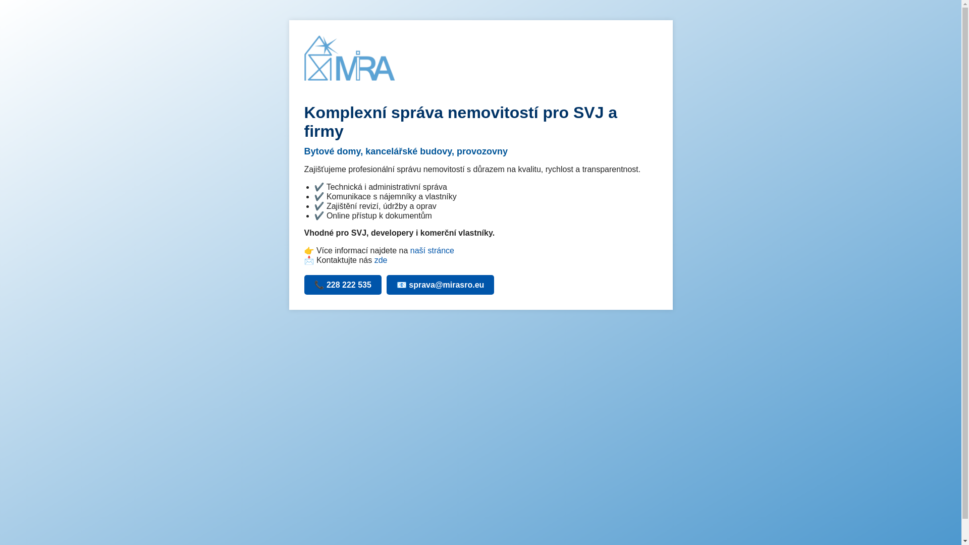 website screenshot of https://nemovitosti-sprava-com.pages.dev/