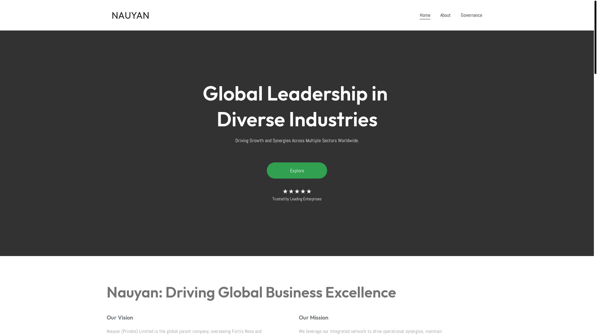 website screenshot of https://nauyan.com/