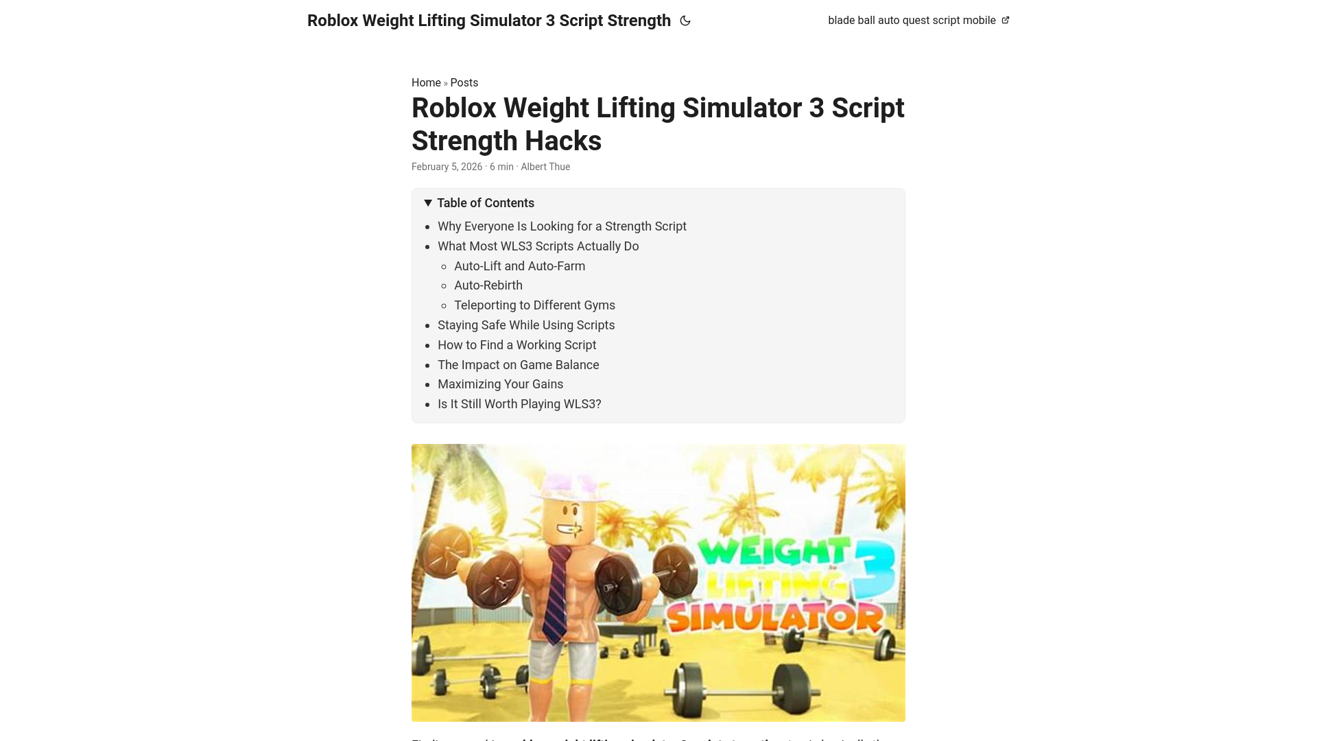 website screenshot of https://roblox-weight-lifting-simulator-3-script-strength.pages.dev/