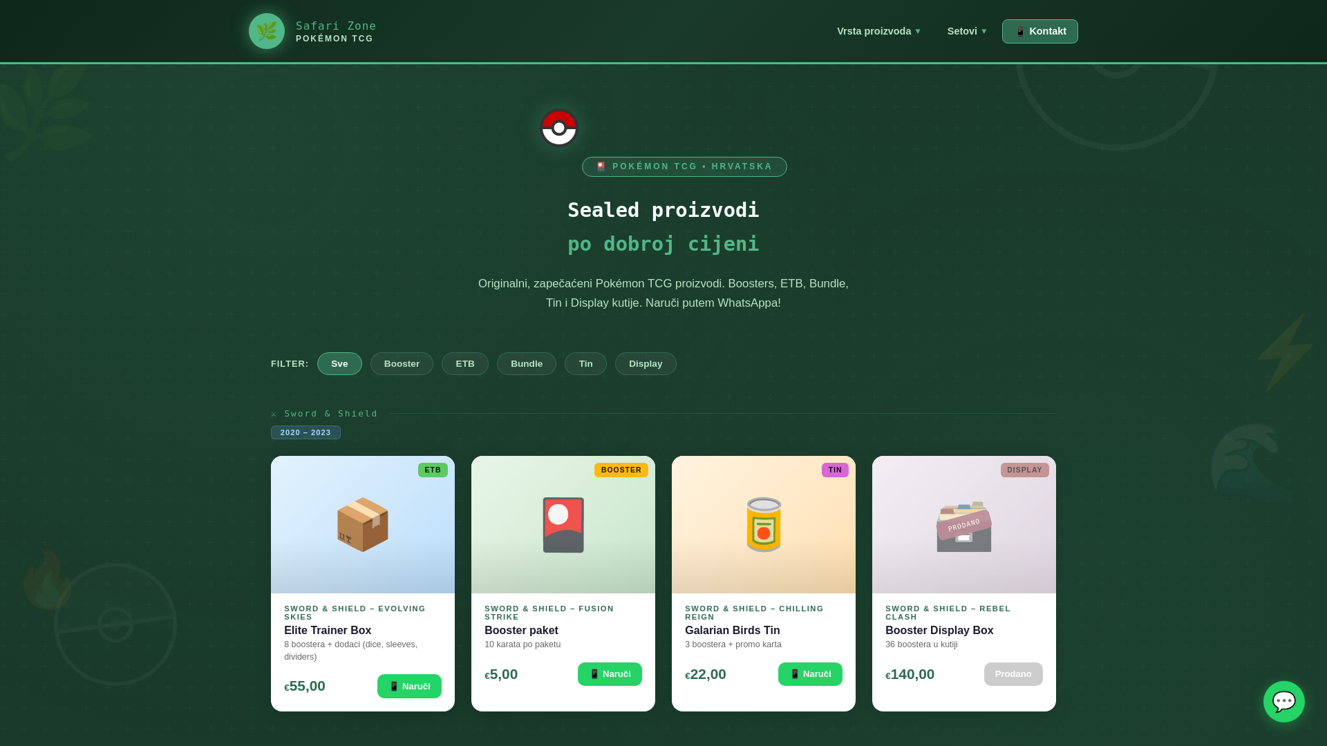 website screenshot of https://safarizone.eu/