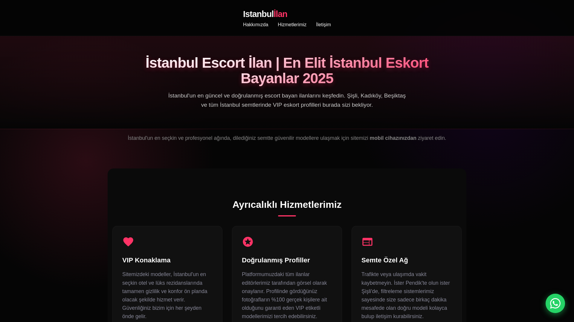 website screenshot of https://istanbul-ilan.net/