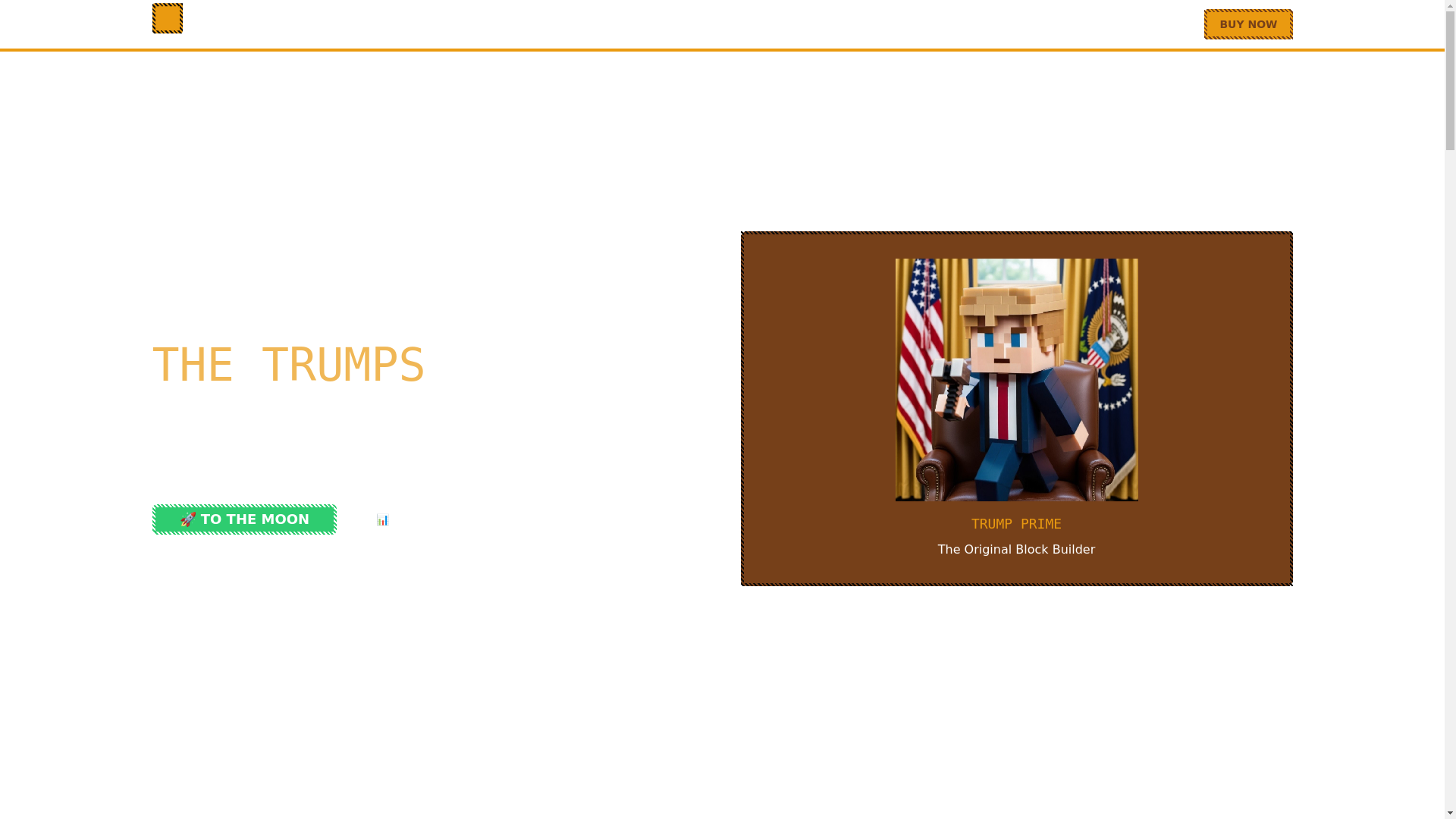website screenshot of https://thetrumpsblocky.com/