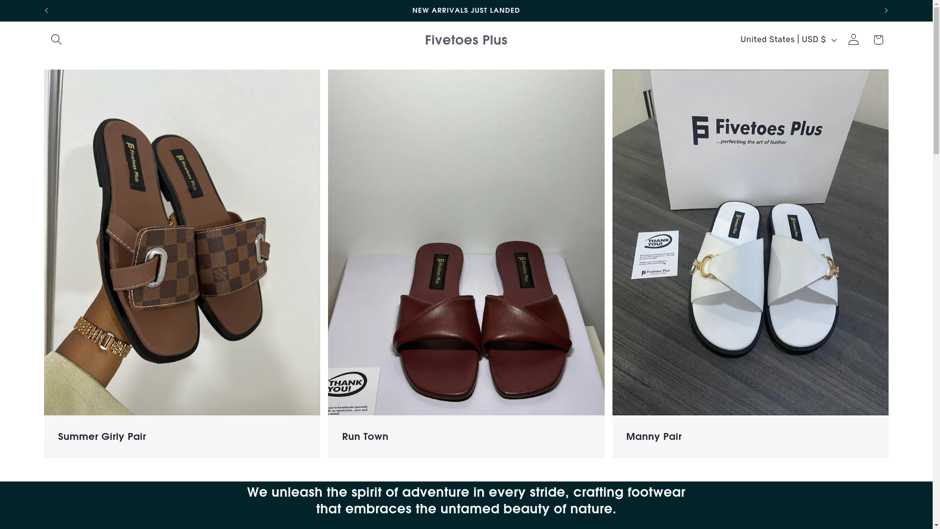 website screenshot of https://fivetoesplus.us/