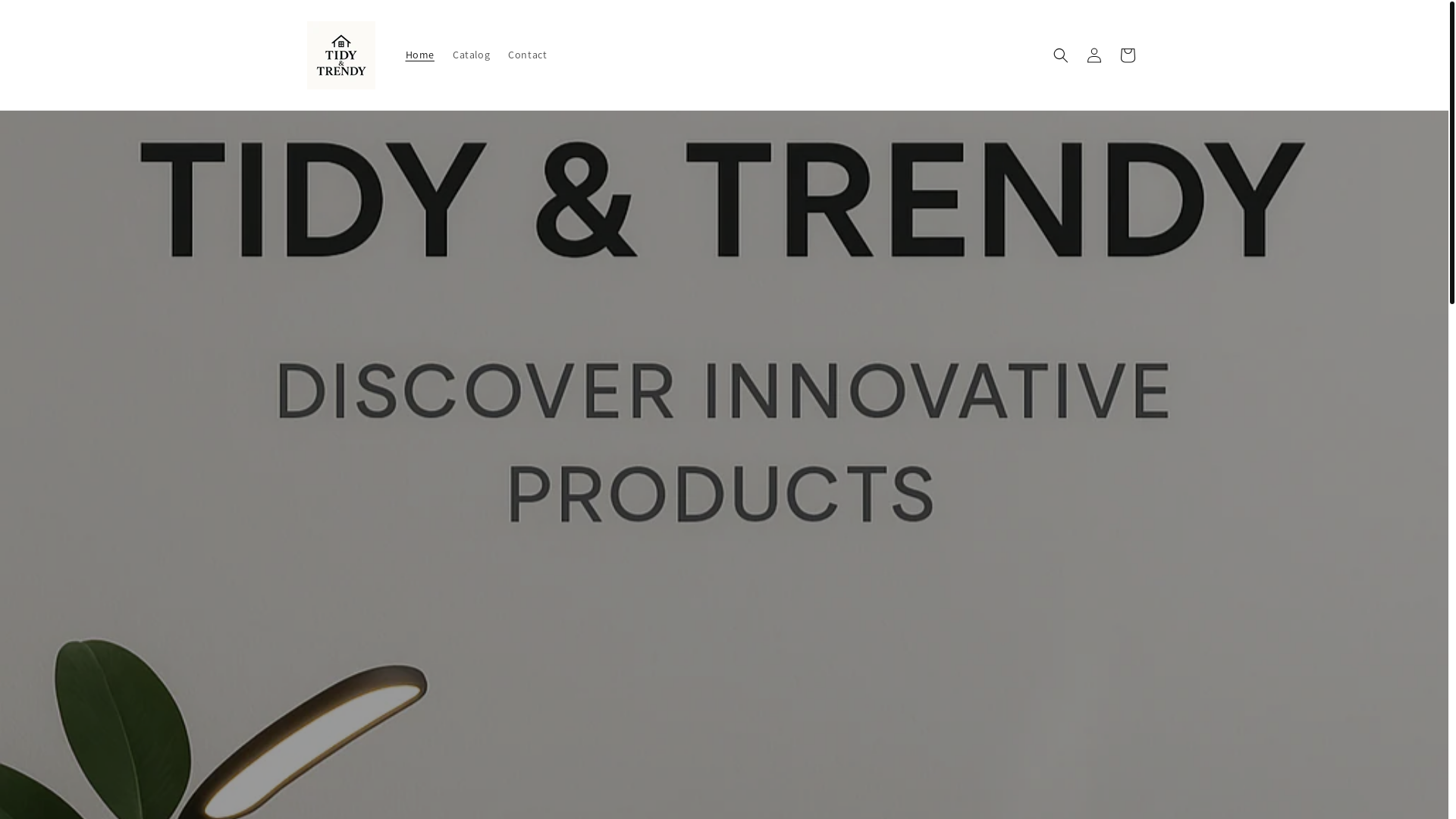 website screenshot of https://tidyandtrendy.shop/