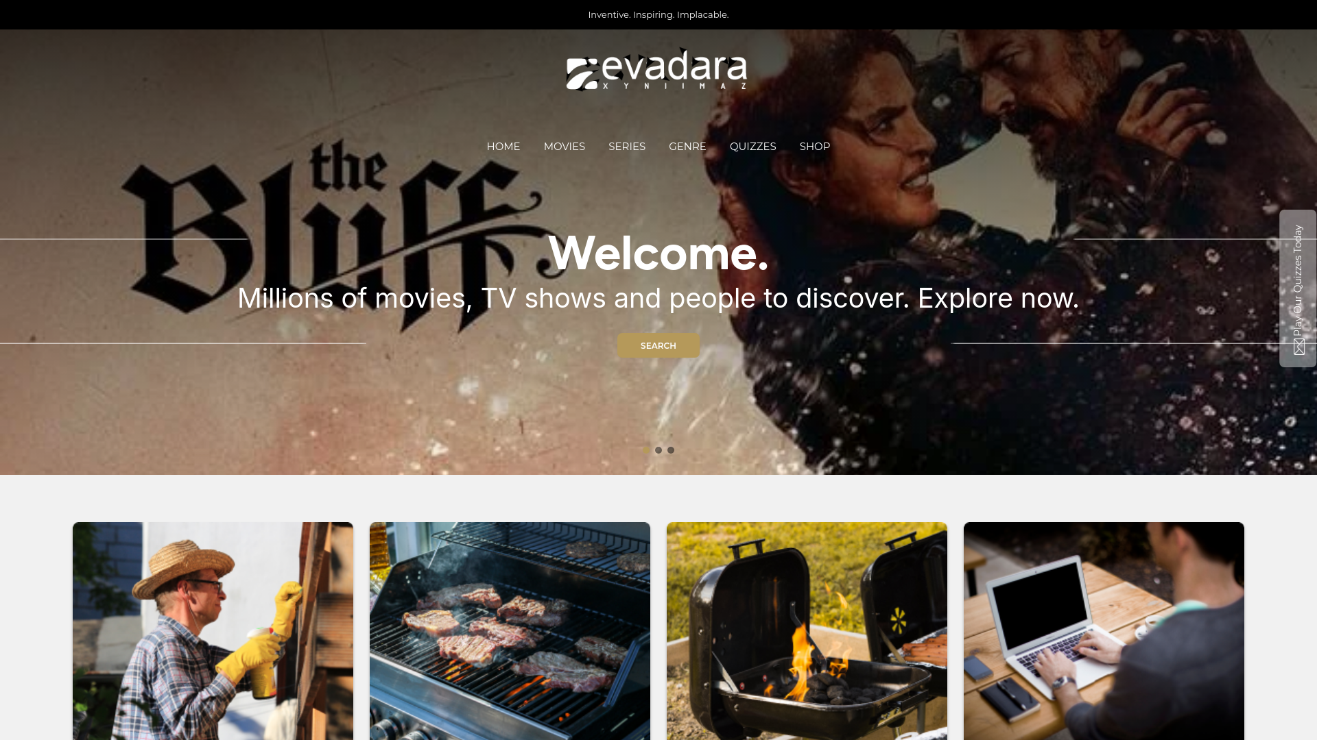 website screenshot of https://evadaraxyn.com/