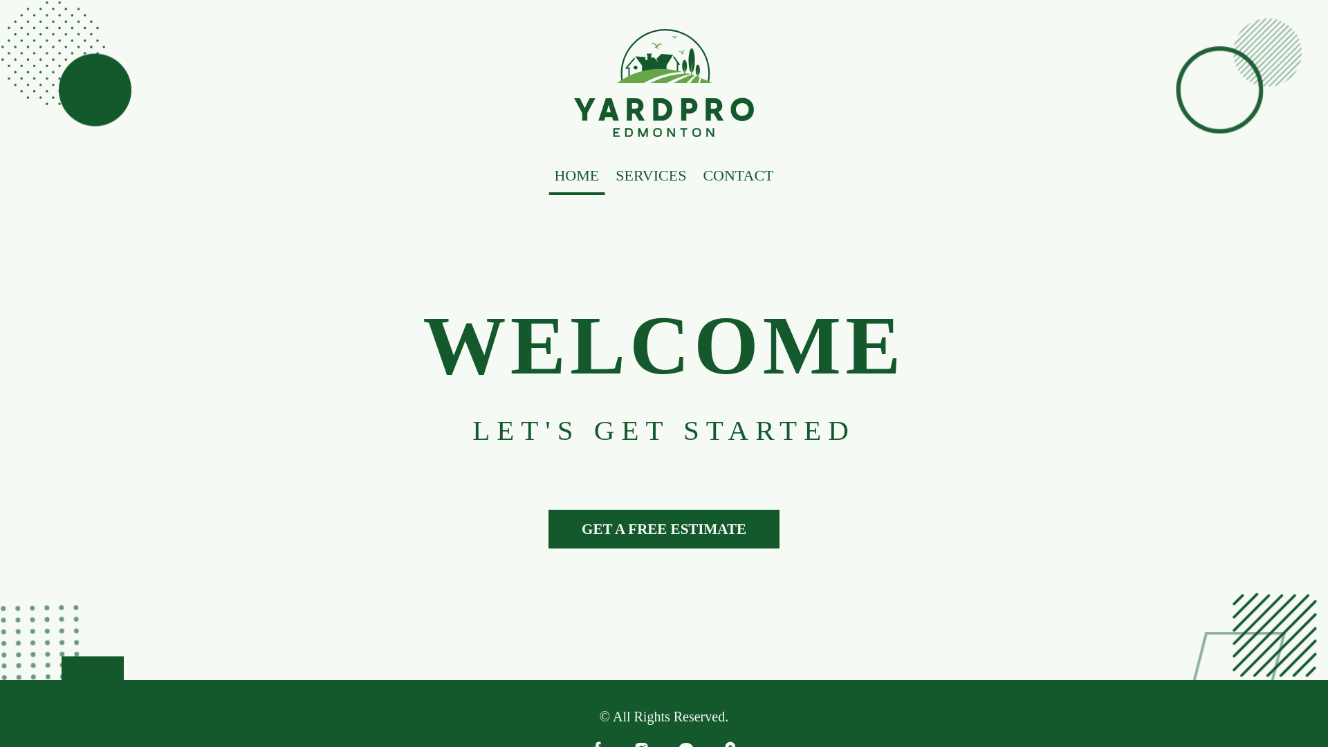 website screenshot of https://yardproedmonton.com/