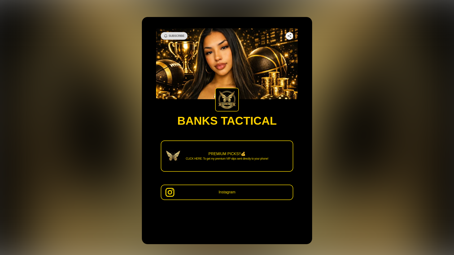 website screenshot of https://baddiebanks.com/