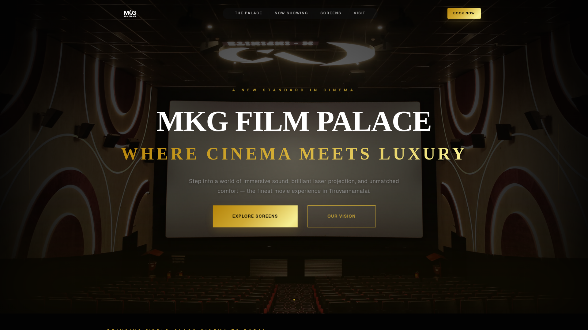 website screenshot of https://mkgfilmpalace.com/