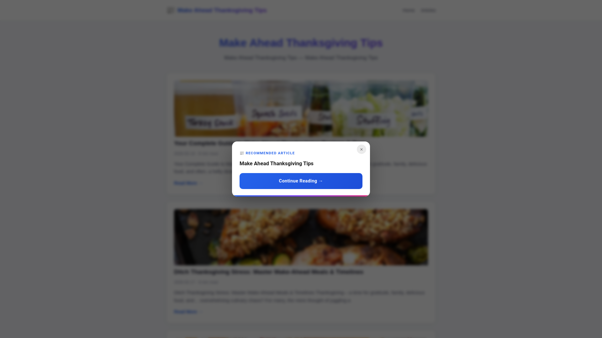 website screenshot of https://make-ahead-thanksgiving-tips.pages.dev/