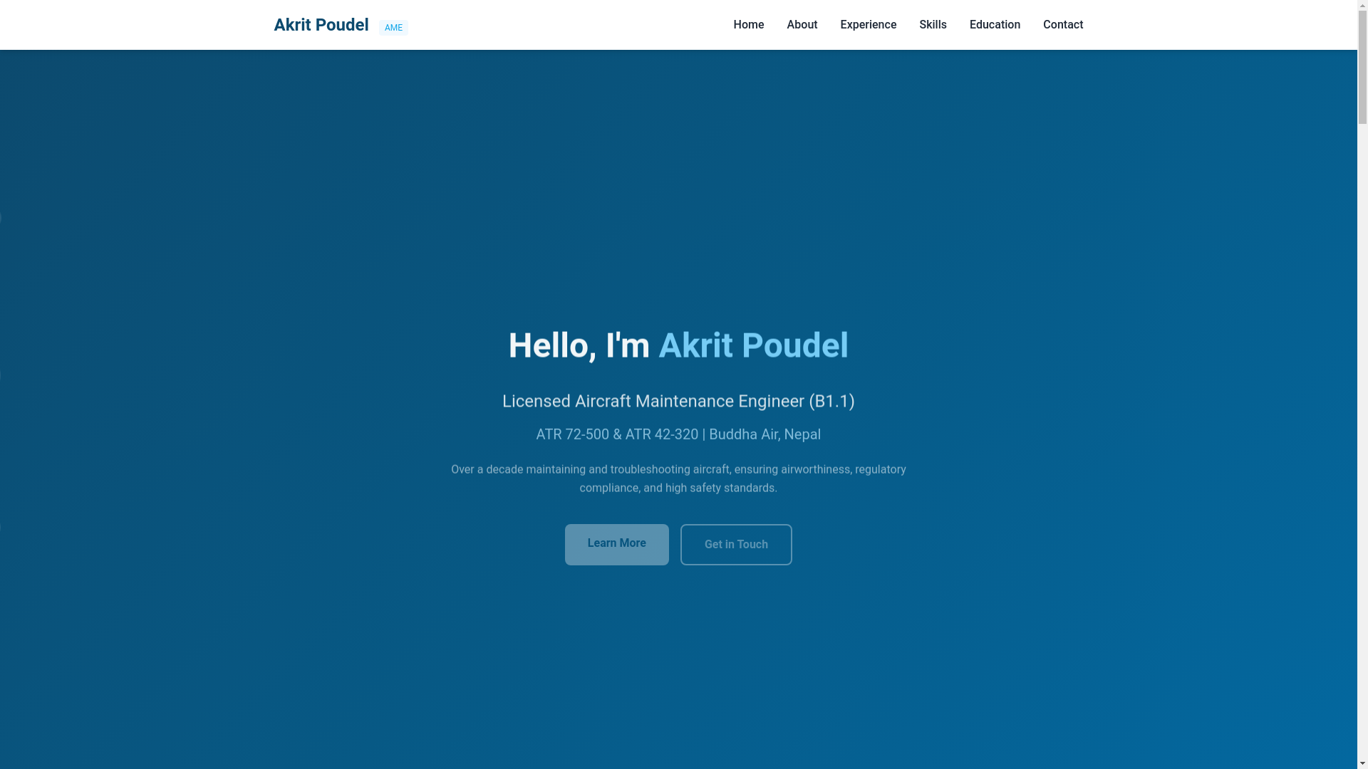 website screenshot of https://akritpoudel-com-np.pages.dev/