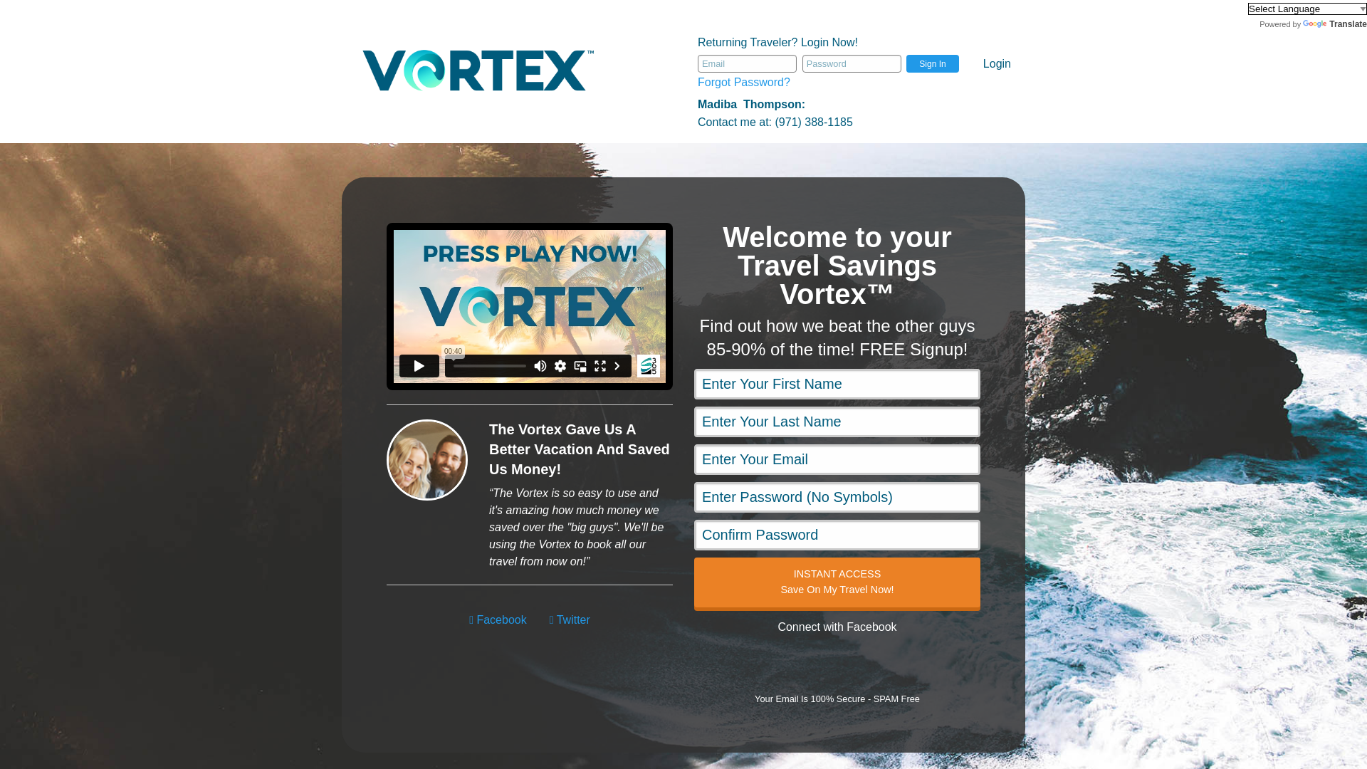 website screenshot of https://traveldealaccess.com/