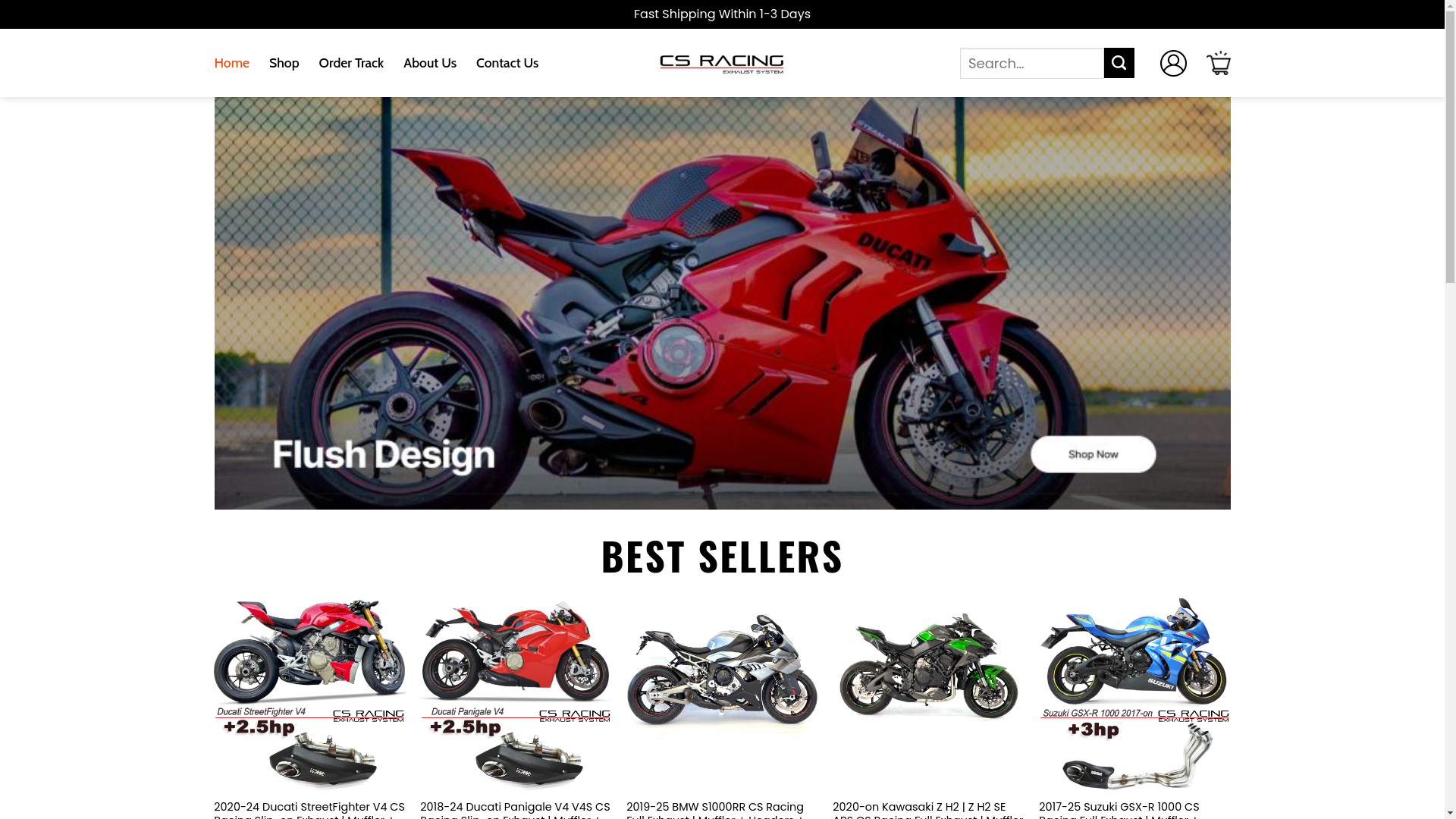 website screenshot of https://globalcsracingusa.shop/