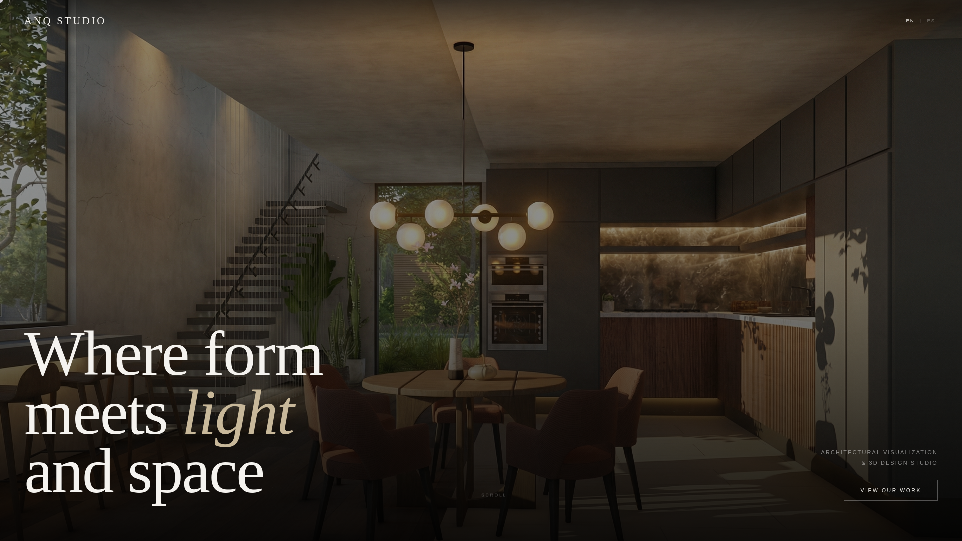 website screenshot of https://anqstudio.com/