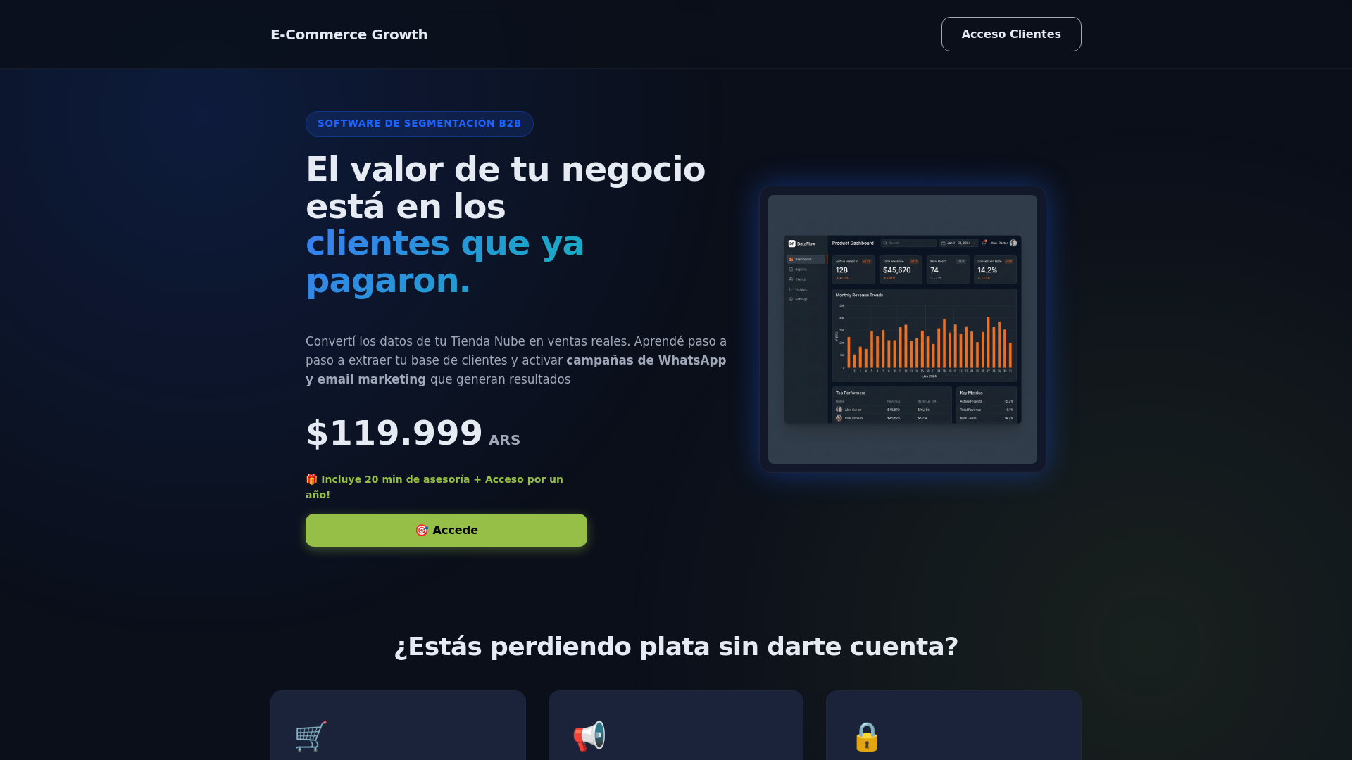 website screenshot of https://ecommercegrowth.pages.dev/