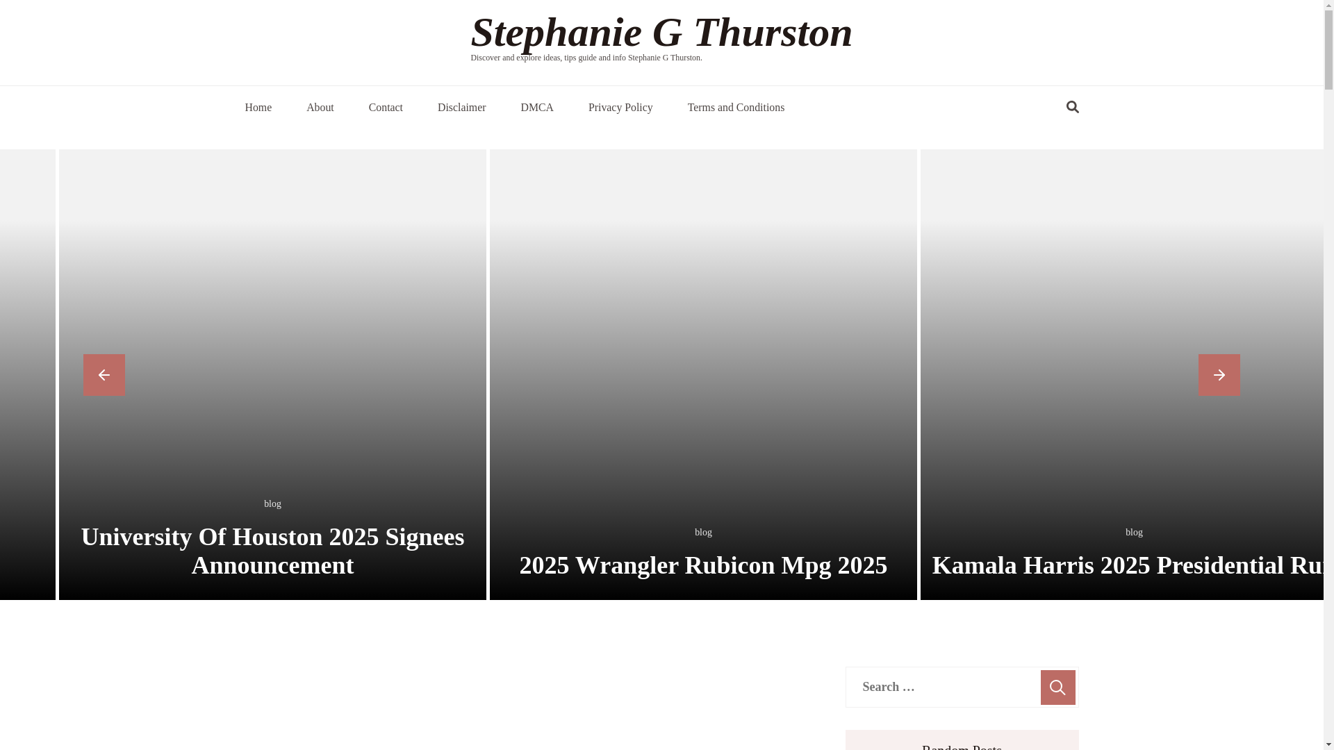 website screenshot of https://stephaniegthurston.pages.dev/