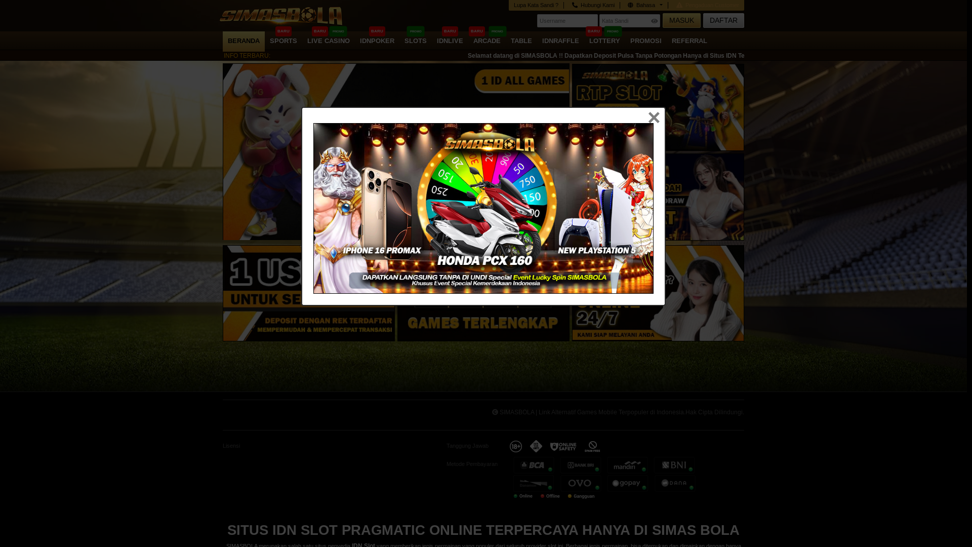 website screenshot of https://simasscatter.org/
