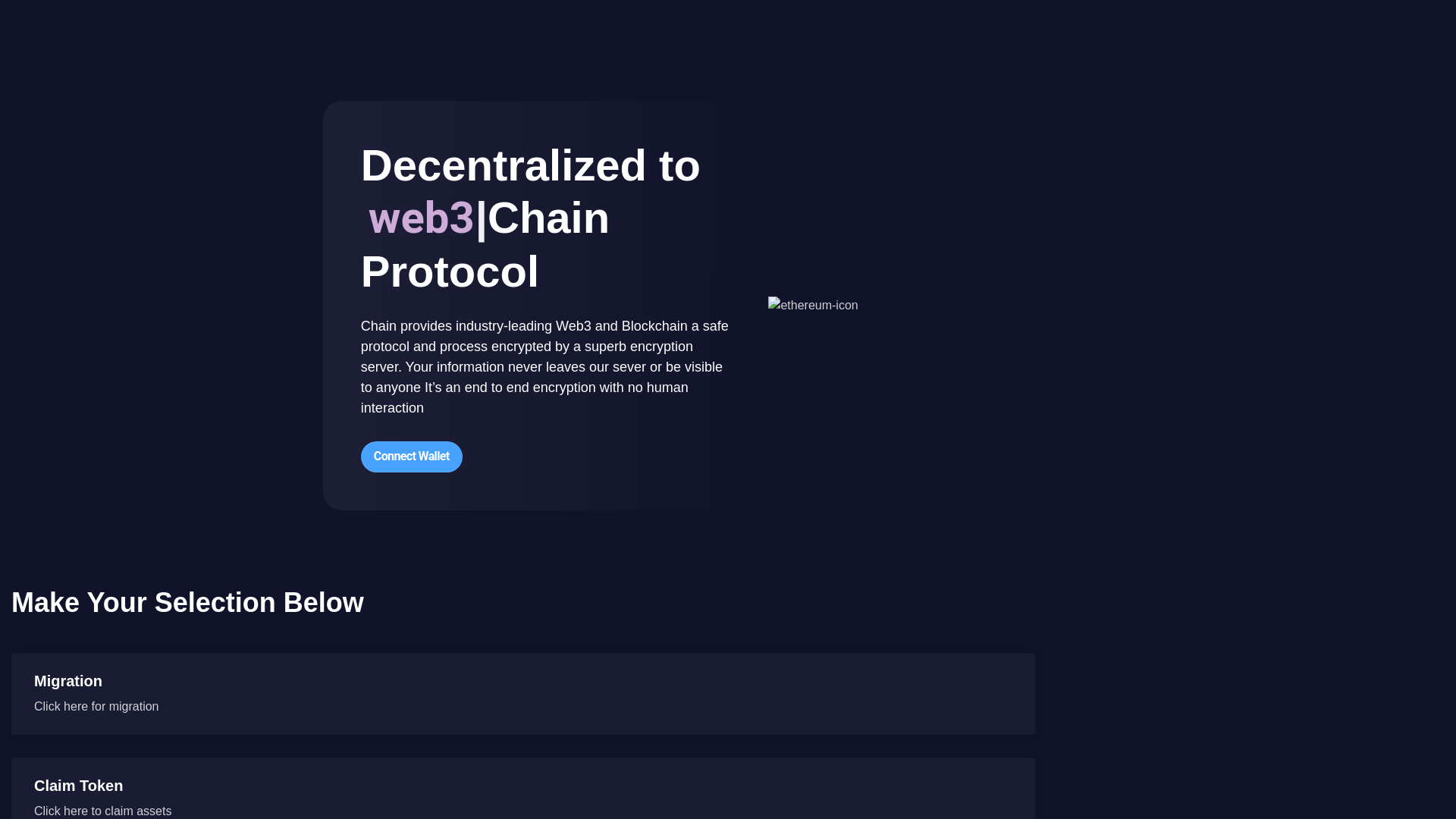 website screenshot of https://web3conet.pages.dev/
