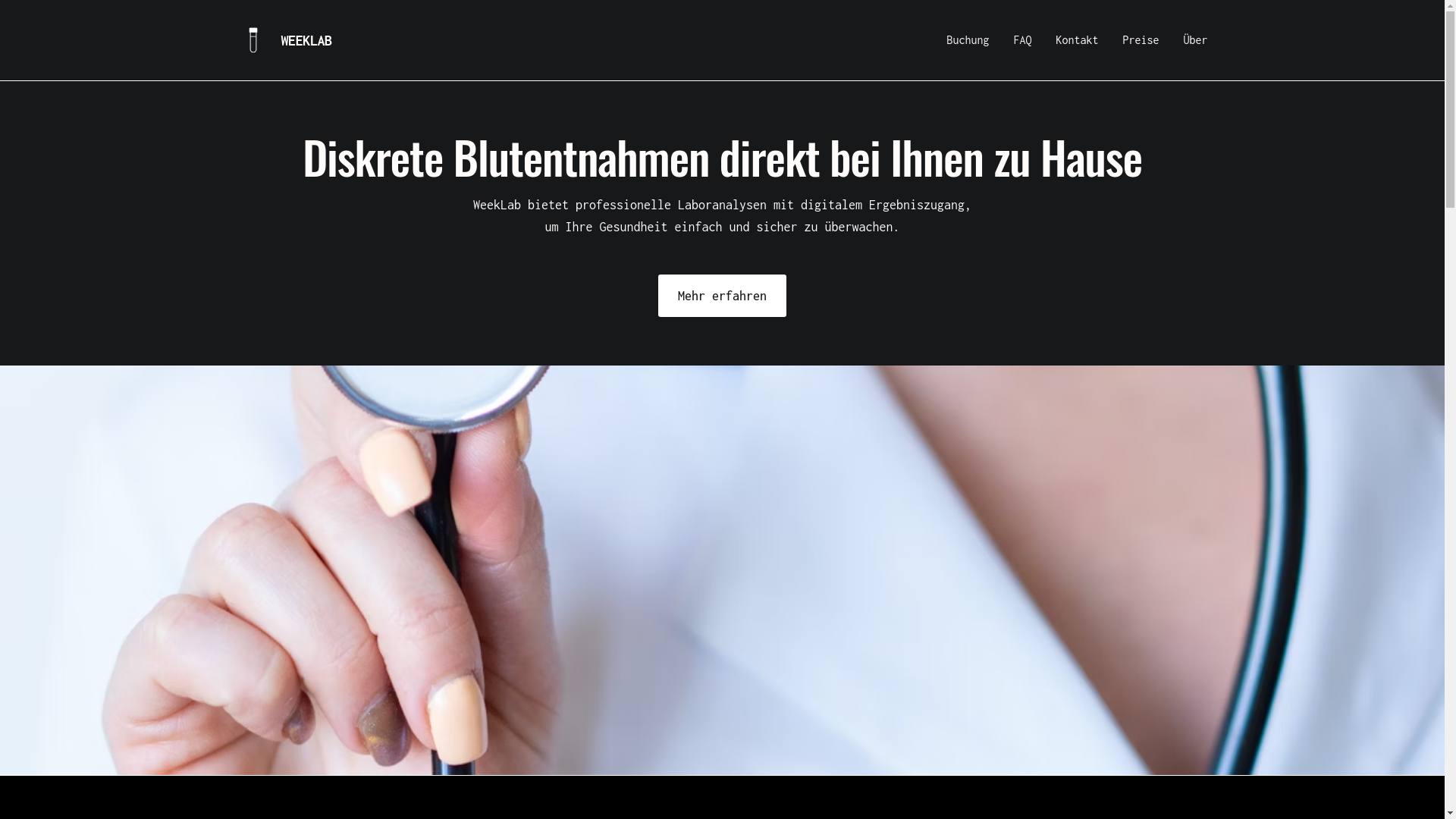 website screenshot of https://weeklab.de/