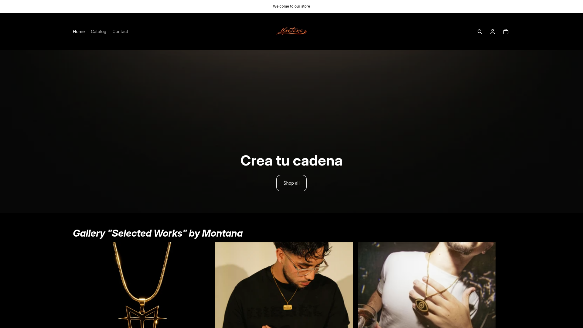 website screenshot of https://montanathejeweler.es/