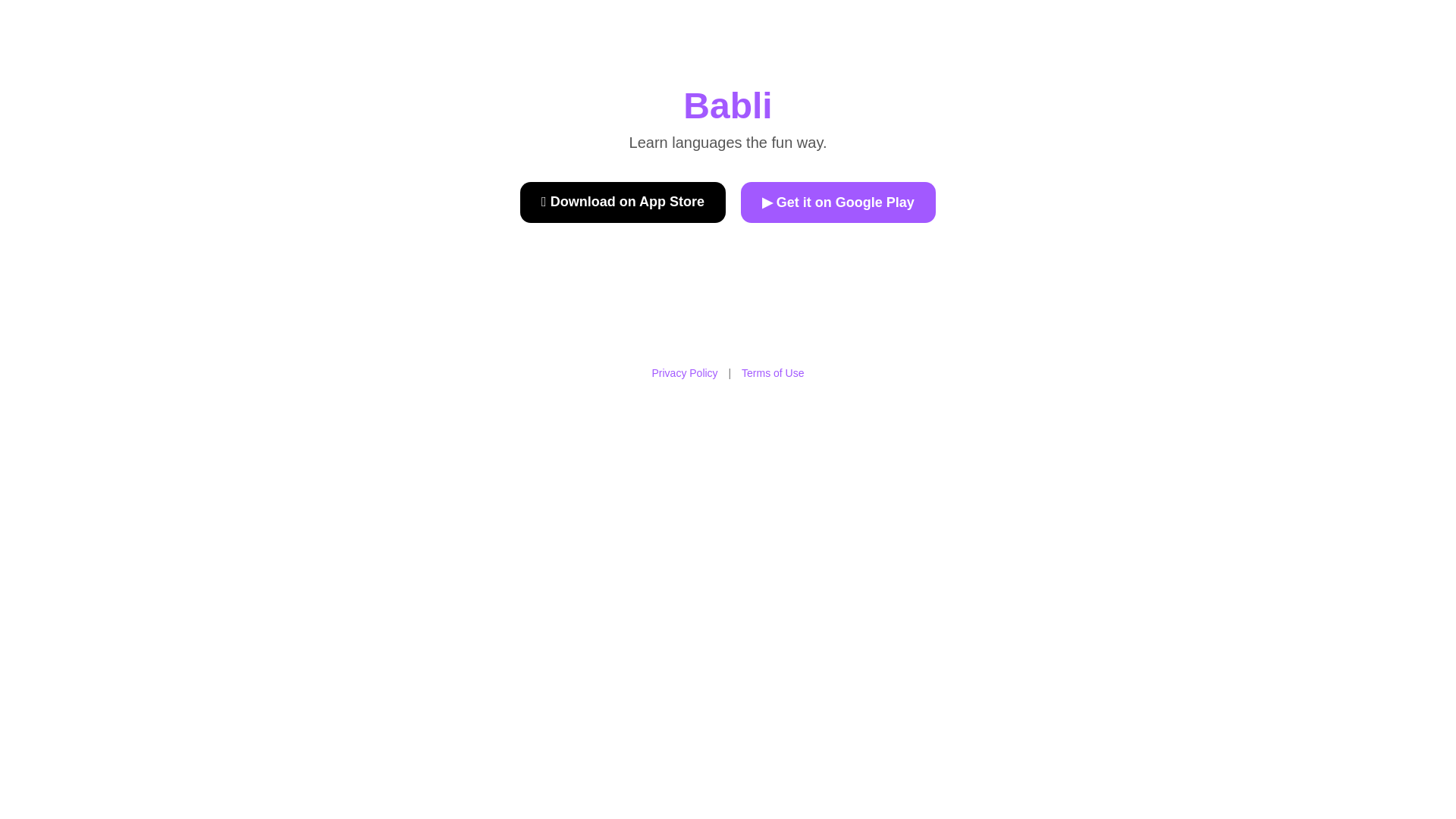 website screenshot of https://babli.pages.dev/