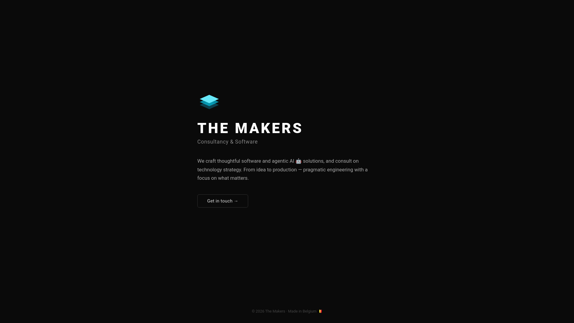 website screenshot of https://themakers-agency.pages.dev/