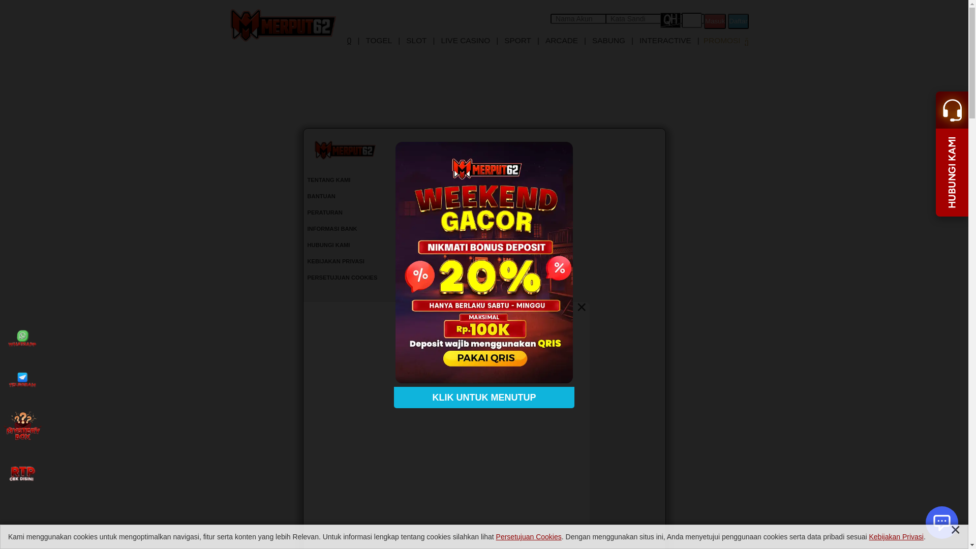 website screenshot of https://merput62sekut.com/
