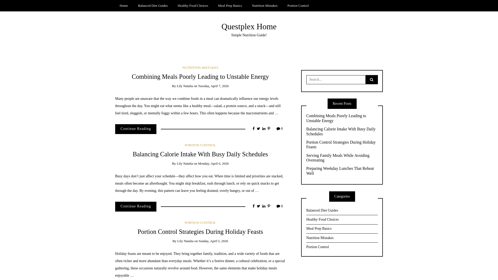 website screenshot of https://questplexhome.com