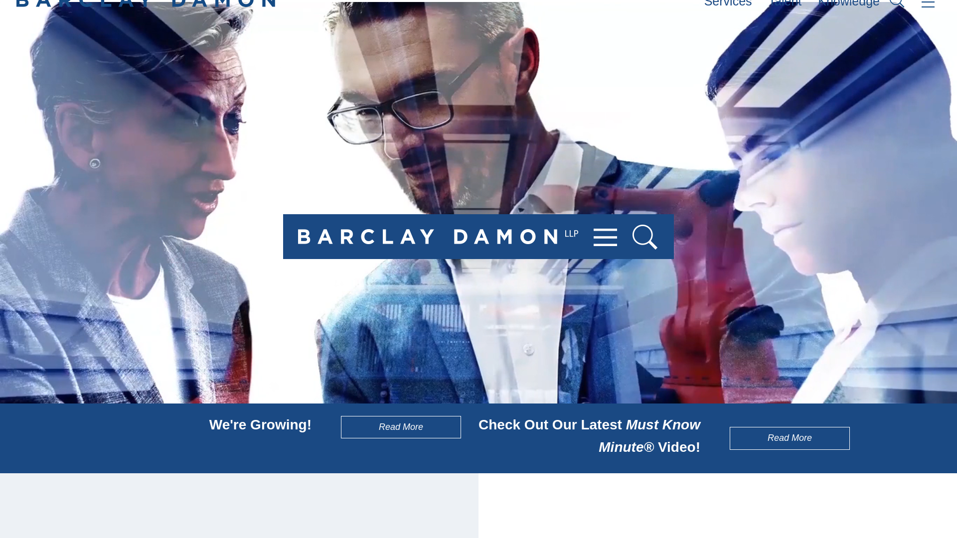 website screenshot of http://barclaydamon.com/