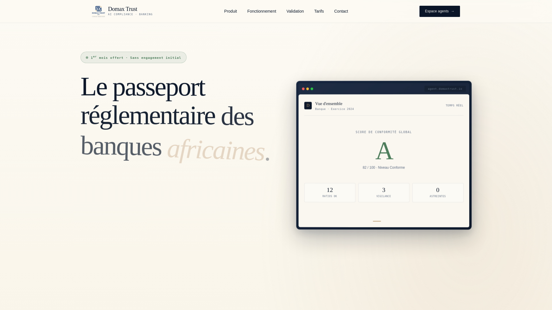 website screenshot of https://domaxtrust.io/