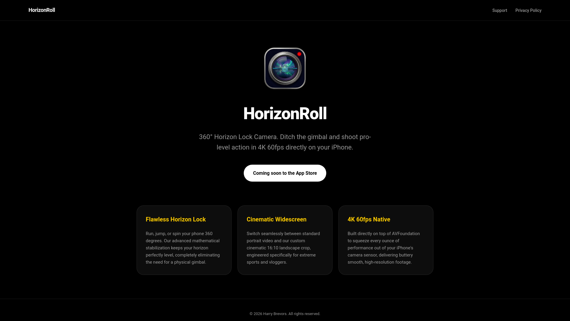 website screenshot of https://horizonroll.pages.dev/
