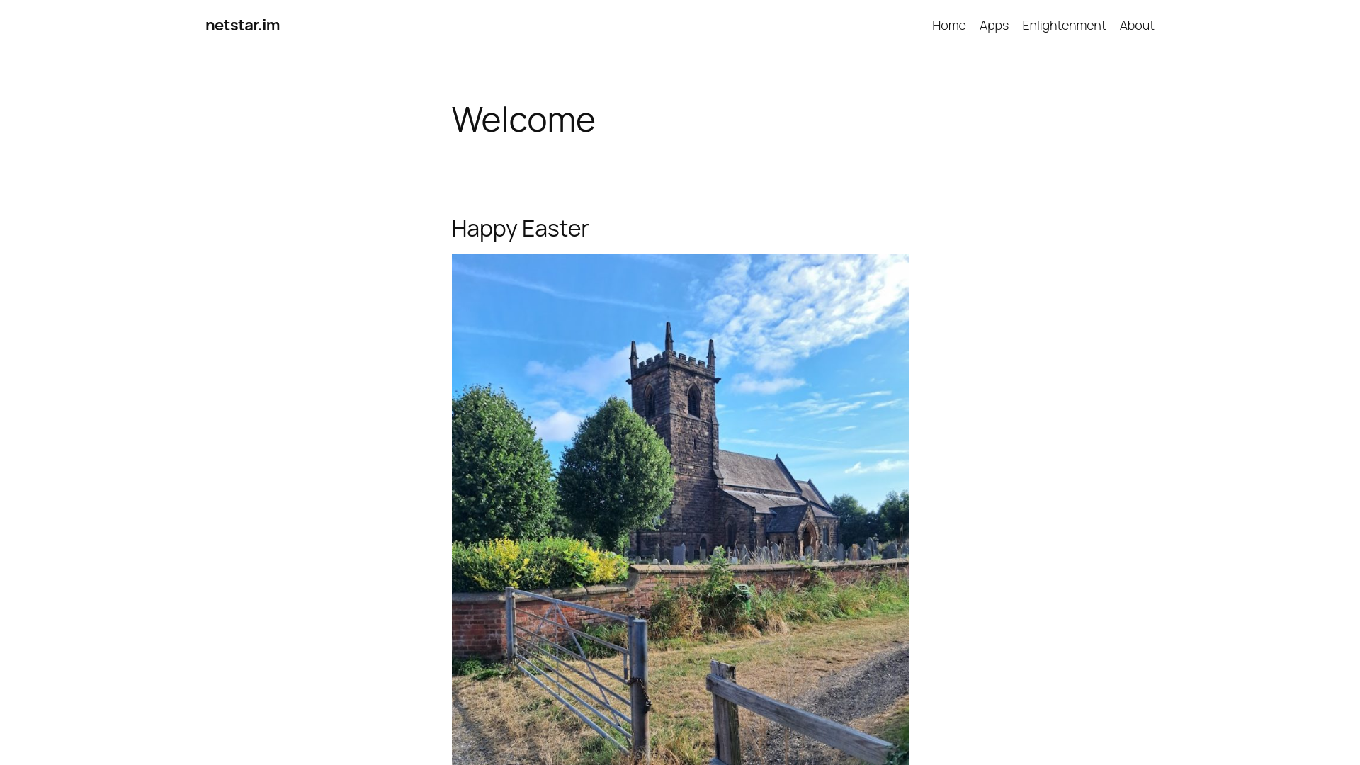 website screenshot of https://netstar.im