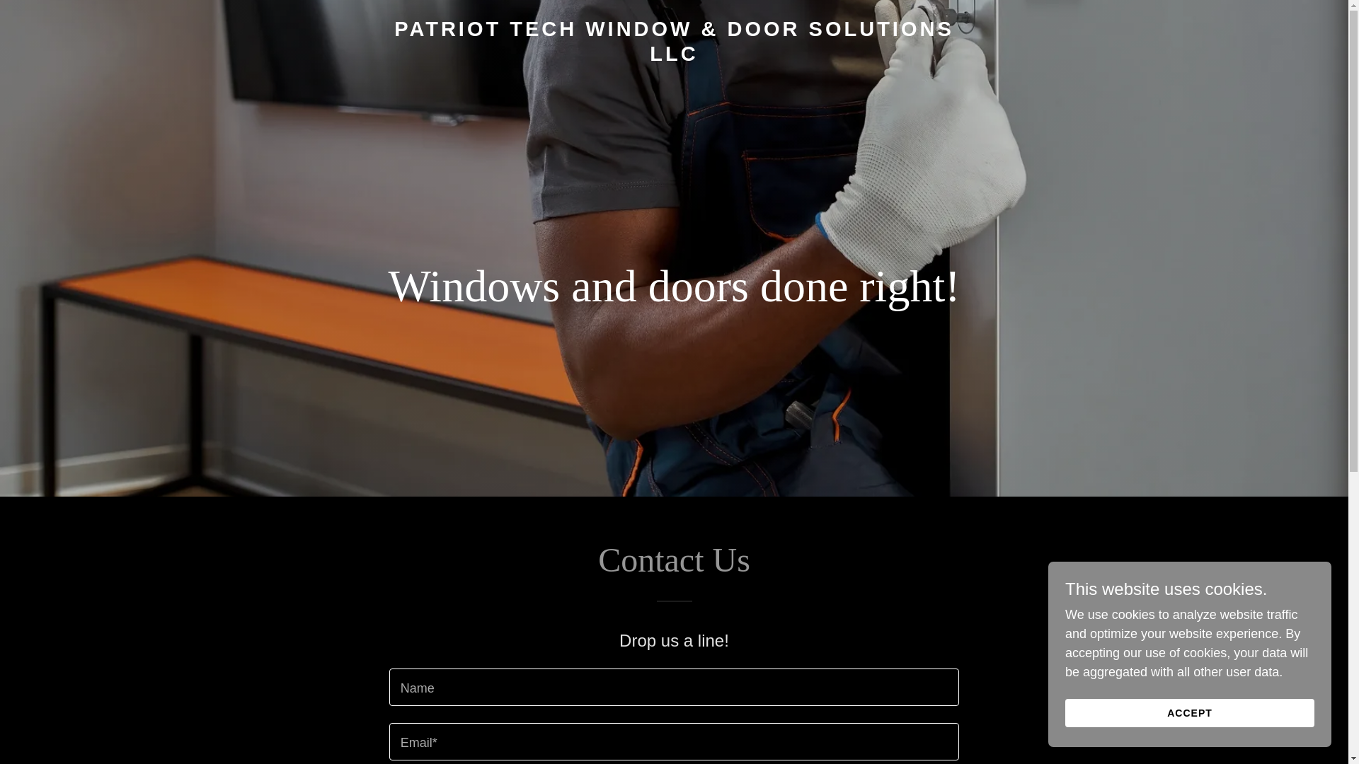 website screenshot of https://patriottechwds.com/