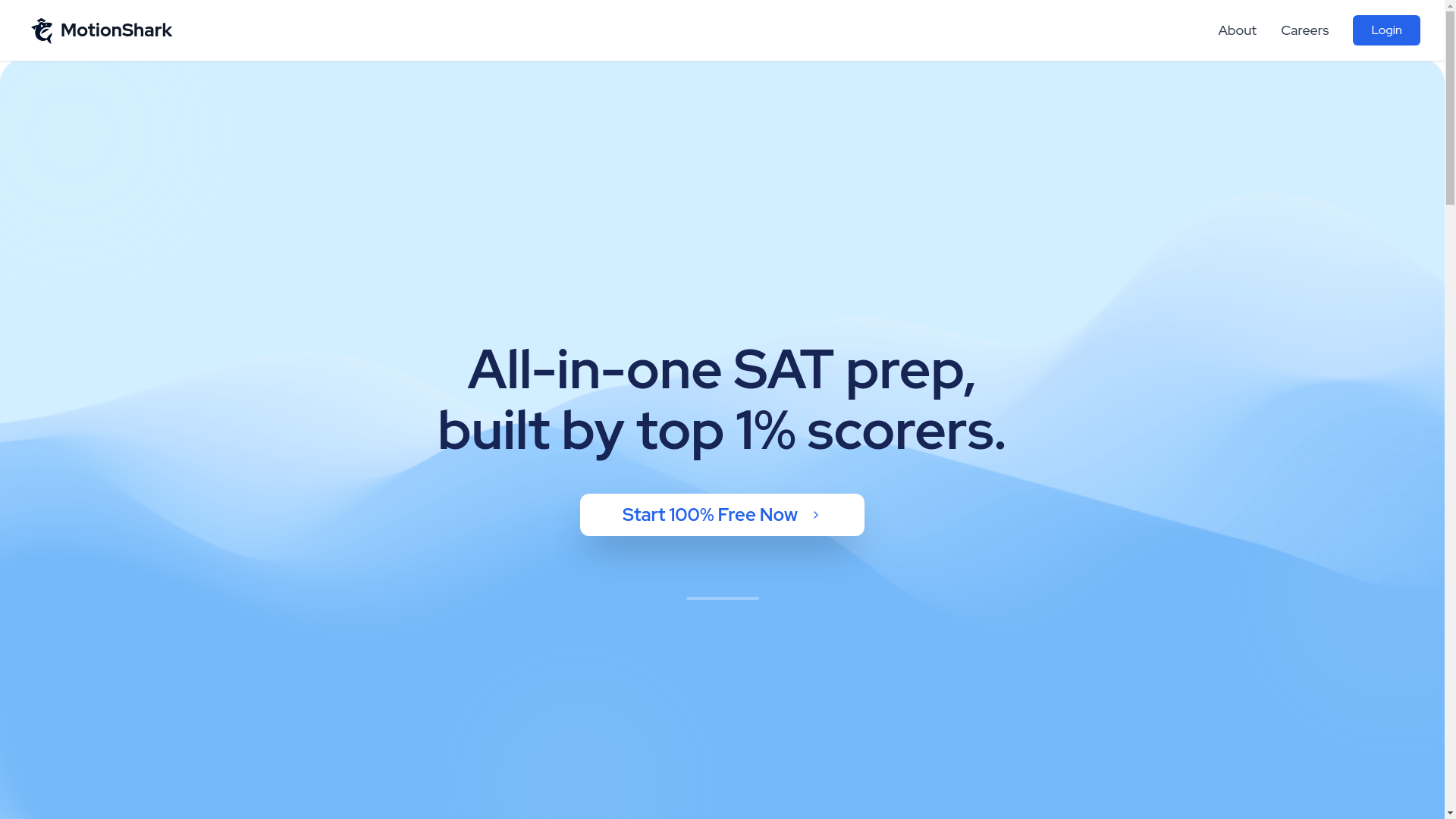 website screenshot of https://motionshark-landing.pages.dev/