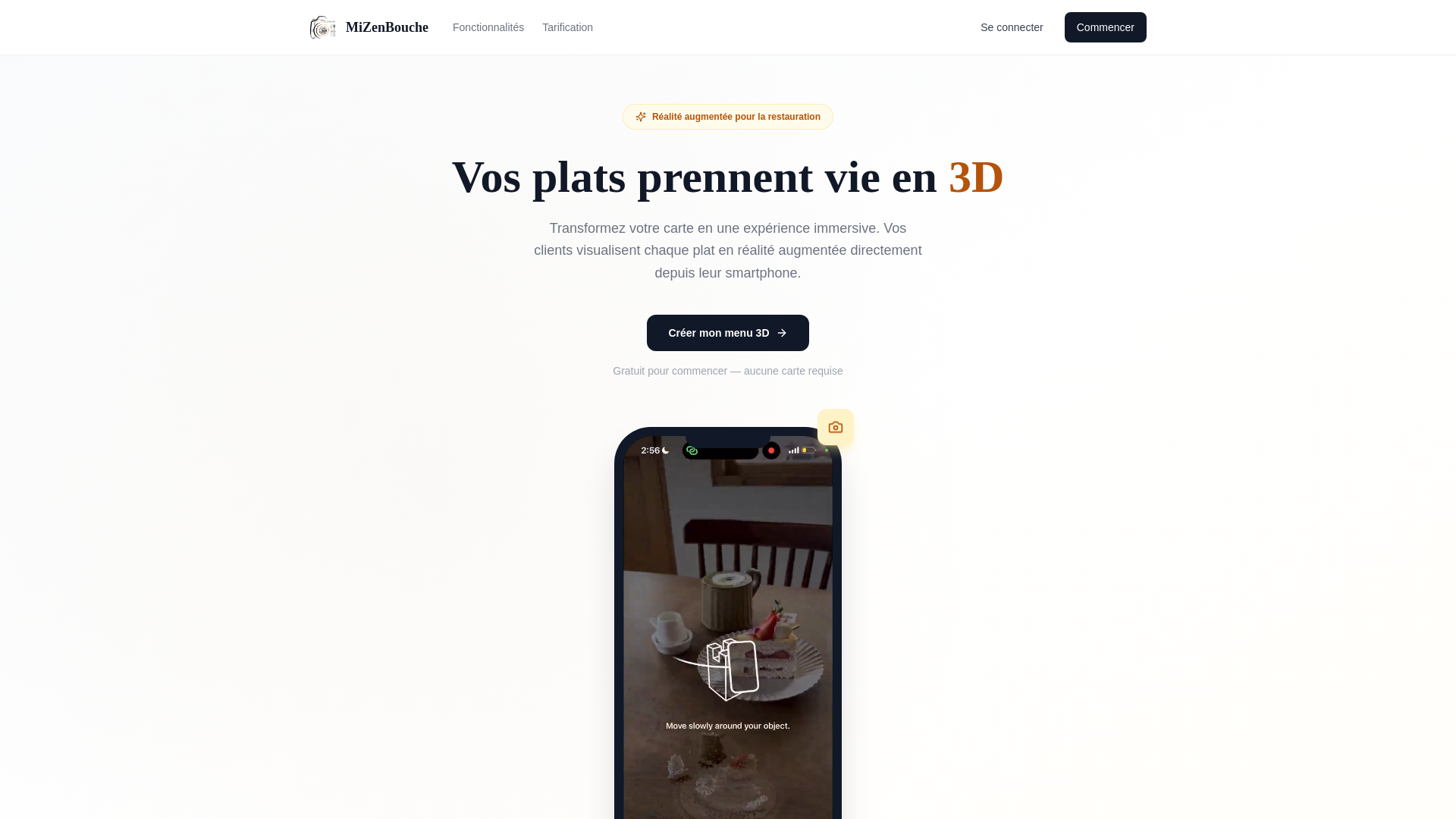 website screenshot of https://mizenbouche.fr/