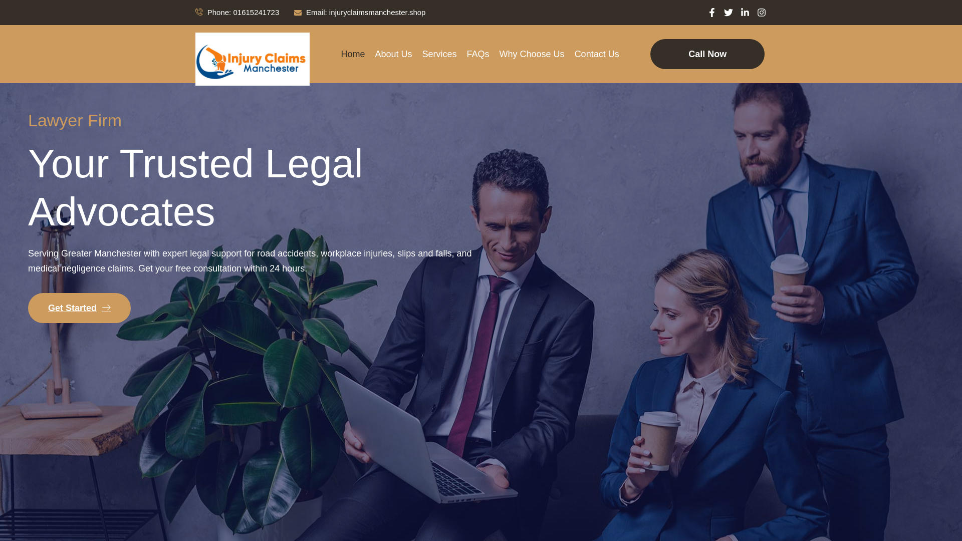 website screenshot of https://injuryclaimsmanchester.shop/